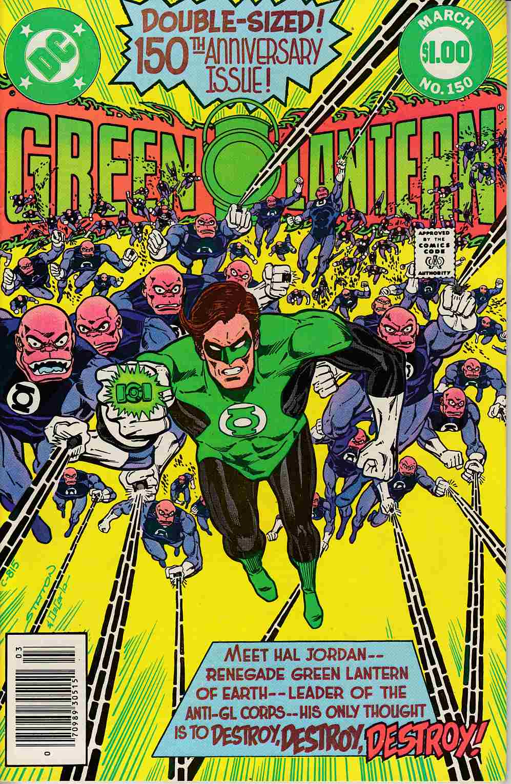 Green Lantern #150 Newsstand Edition Very Fine Minus (7.5) [DC Comic]