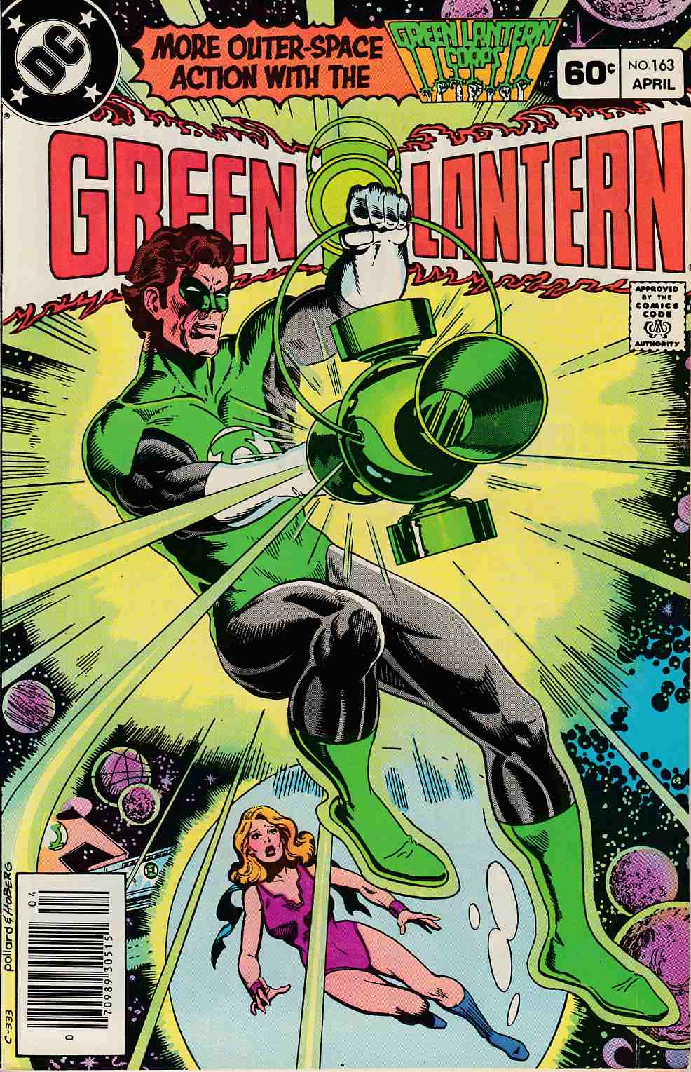 Green Lantern #163 Newsstand Edition Fine (6.0) [DC Comic]