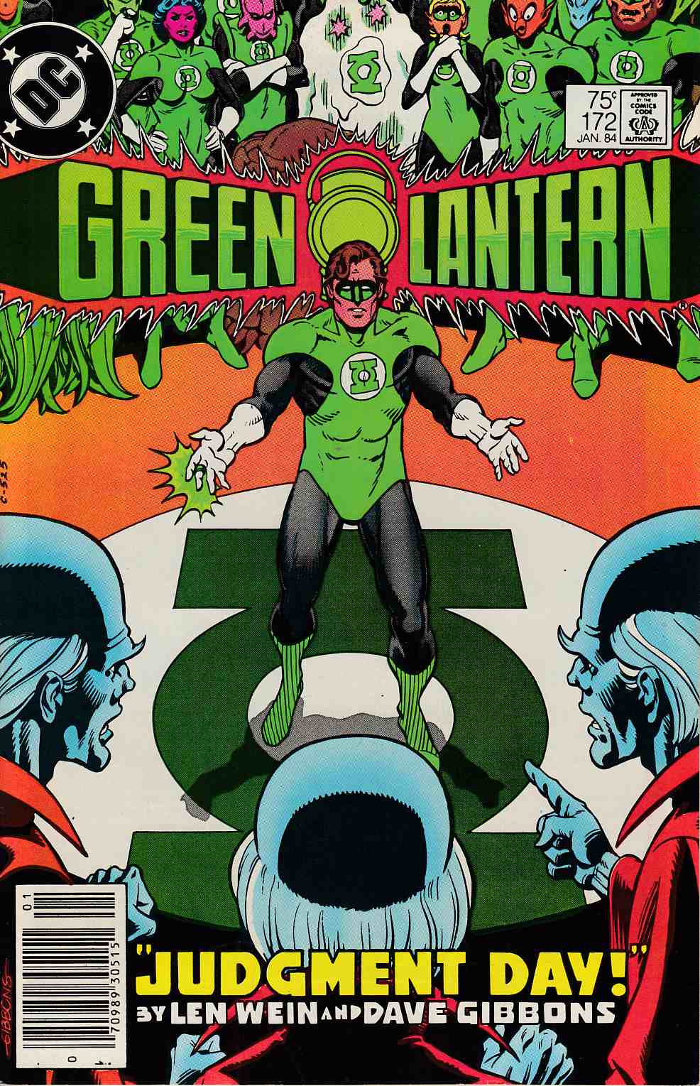 Green Lantern #172 Newsstand Edition Very Fine Minus (7.5) [DC Comic]