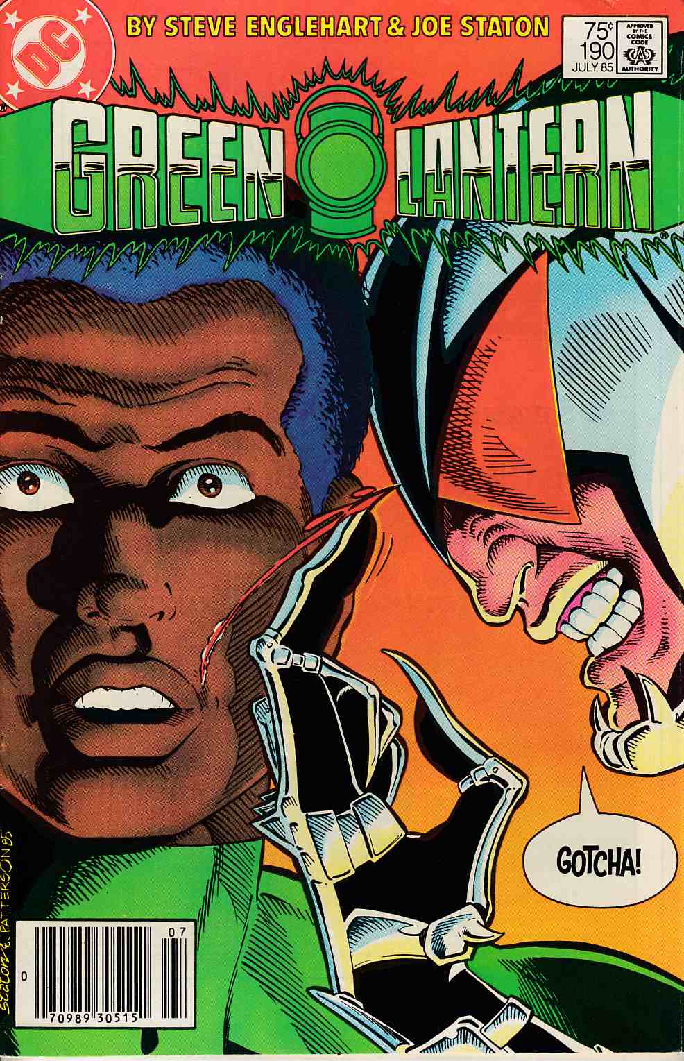 Green Lantern #190 Newsstand Edition Fine (6.0) [DC Comic]