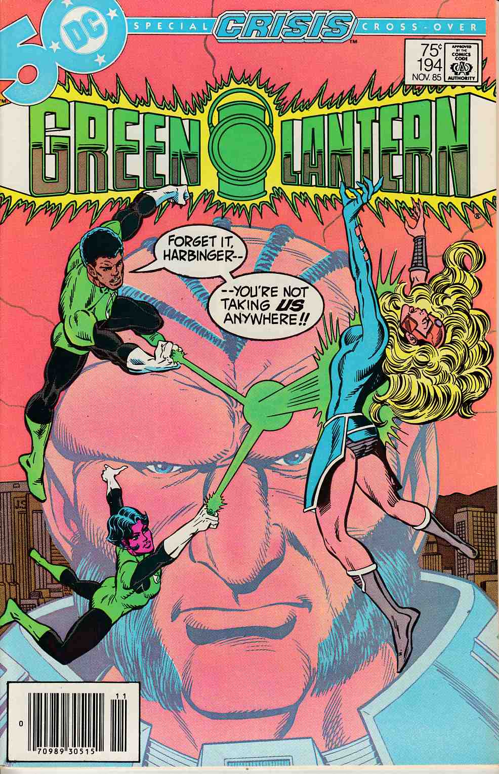 Green Lantern #194 Newsstand Edition Very Fine Minus (7.5) [DC Comic]