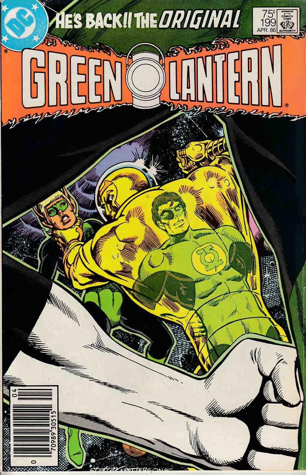 Green Lantern #199 Newsstand Edition Fine Minus (5.5) [DC Comic]