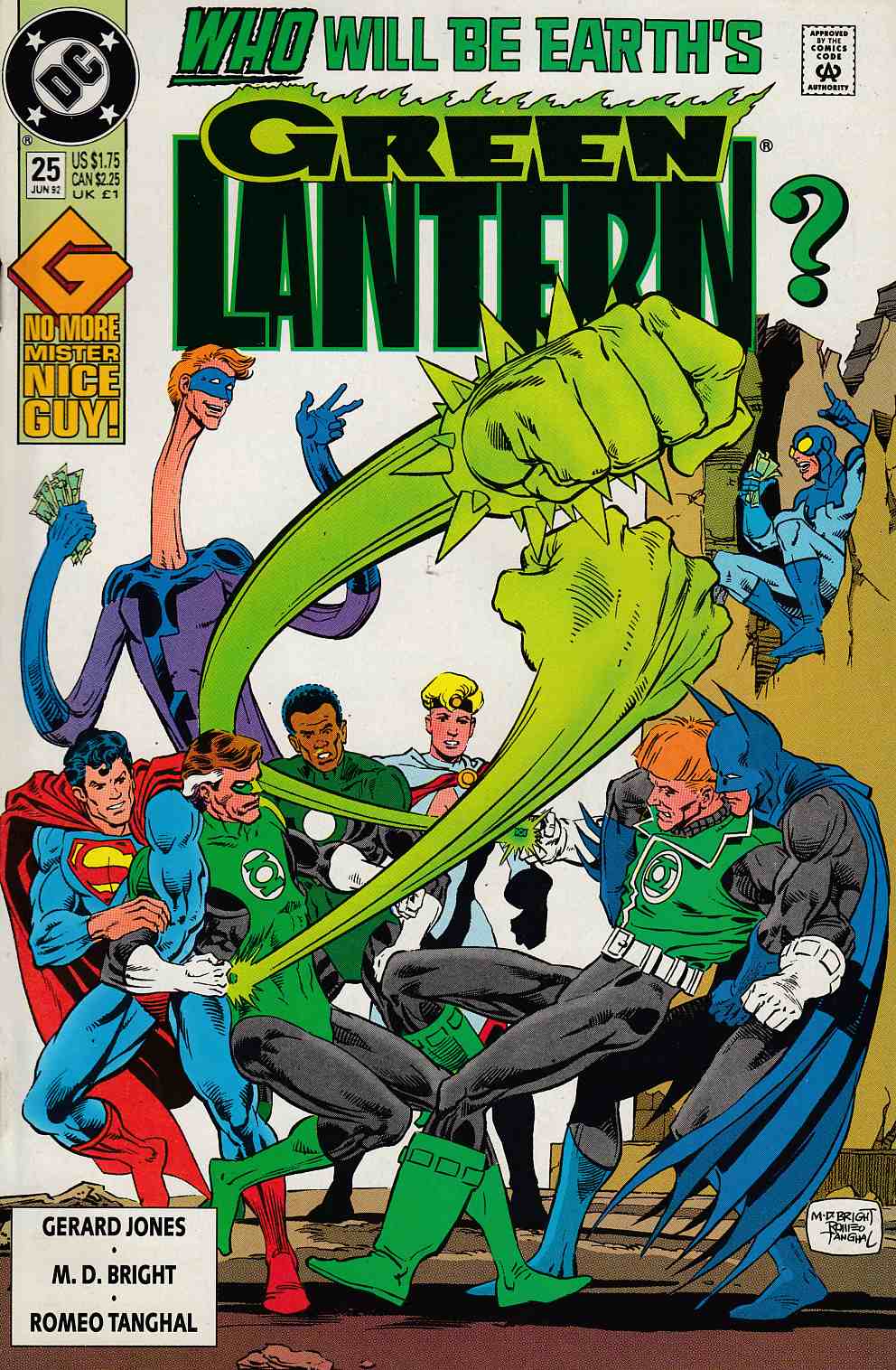 Green Lantern #25 Near Mint (9.4) [DC Comic]