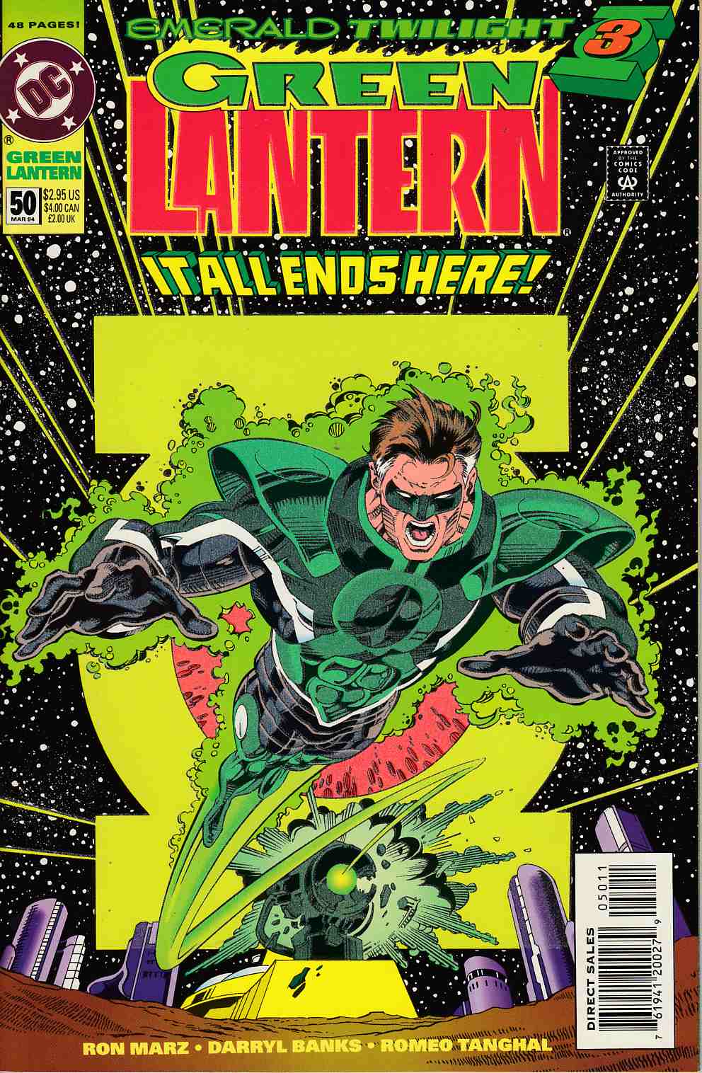 Green Lantern #50 Near Mint (9.4) [DC Comic]