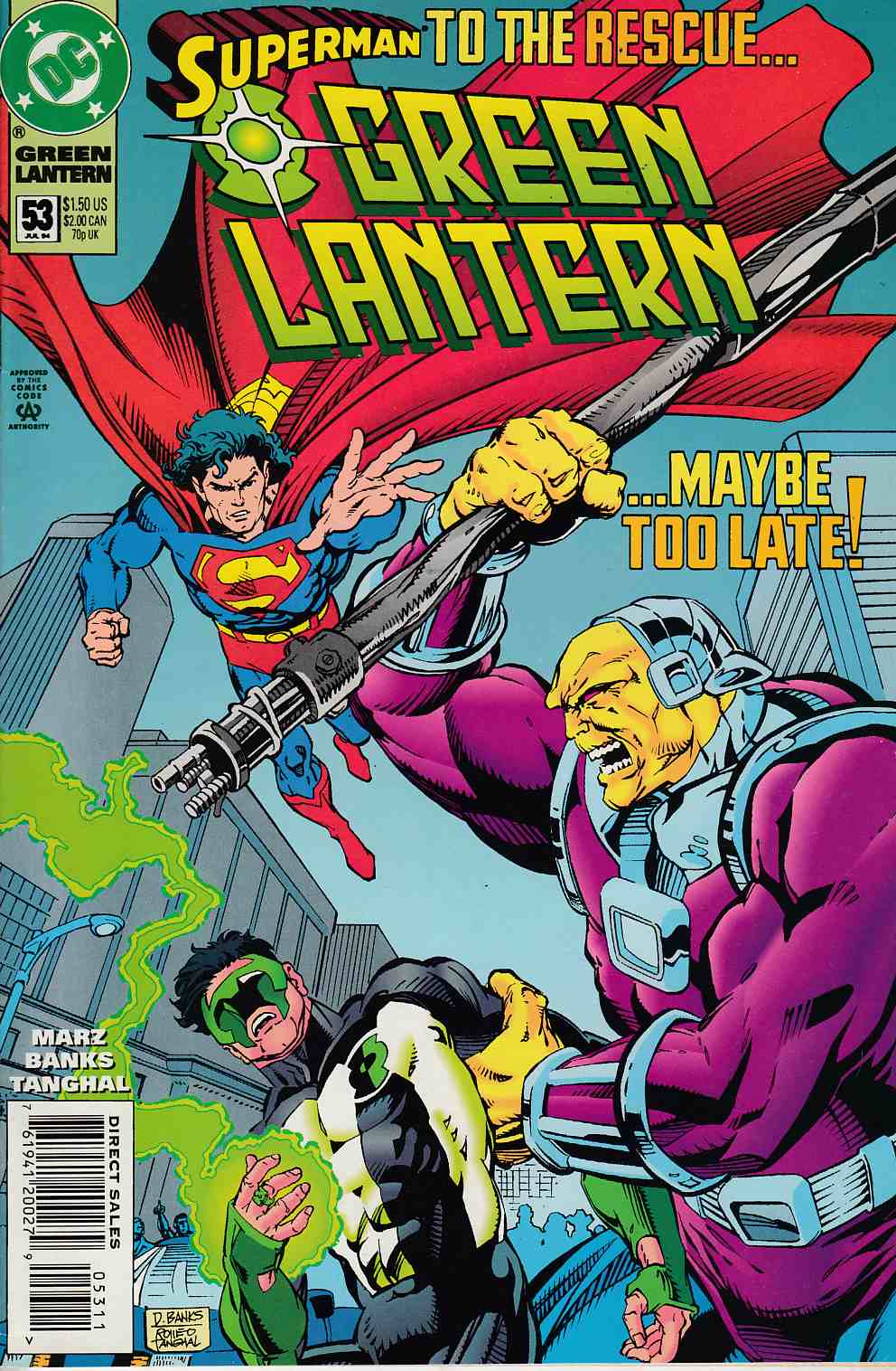 Green Lantern #53 Very Fine (8.0) [DC Comic]