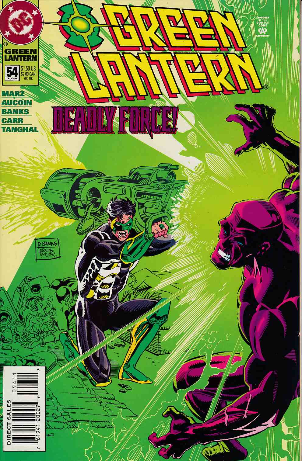 Green Lantern #54 Near Mint (9.4) [DC Comic]