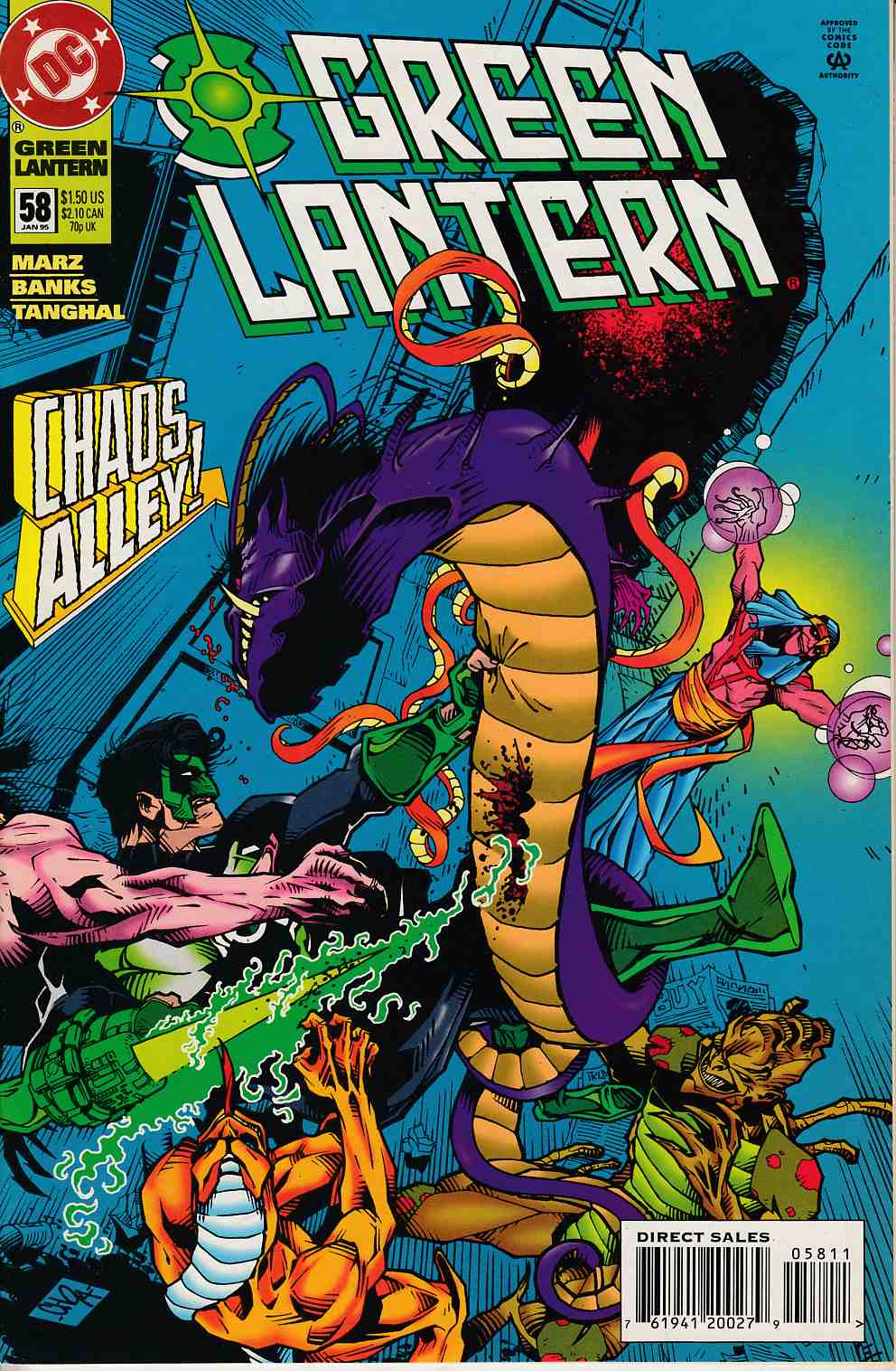 Green Lantern #58 Near Mint (9.4) [DC Comic]