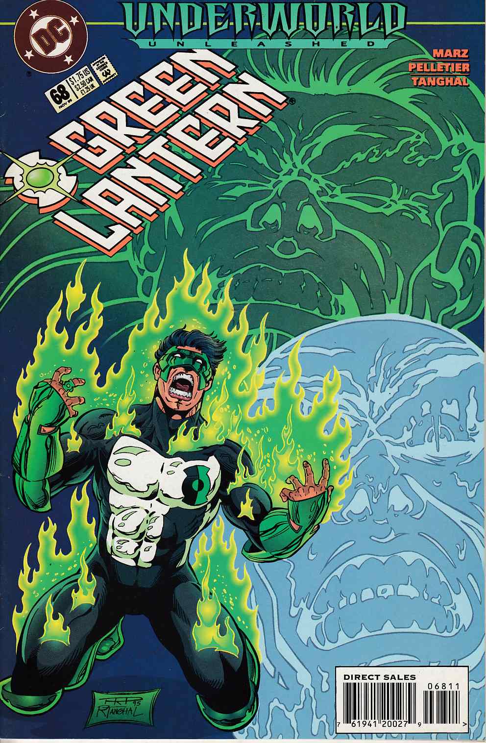 Green Lantern #68 Very Fine Minus (7.5) [DC Comic]