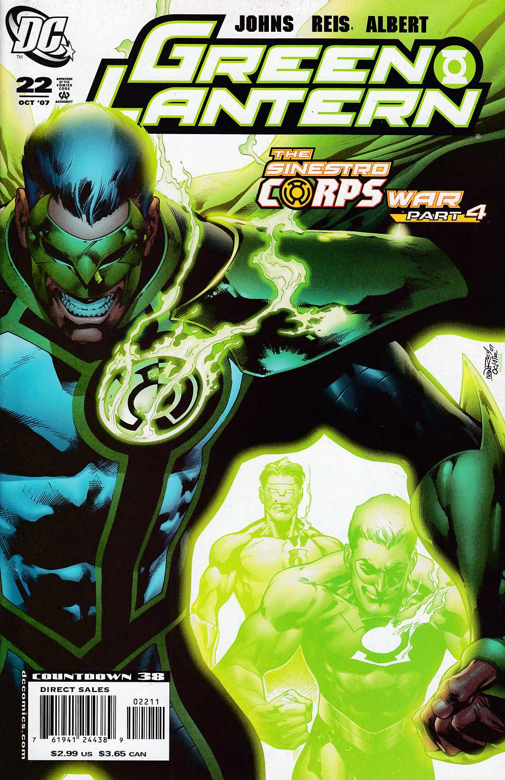 Green Lantern #22 Very Fine Minus (7.5) [DC Comic] LARGE