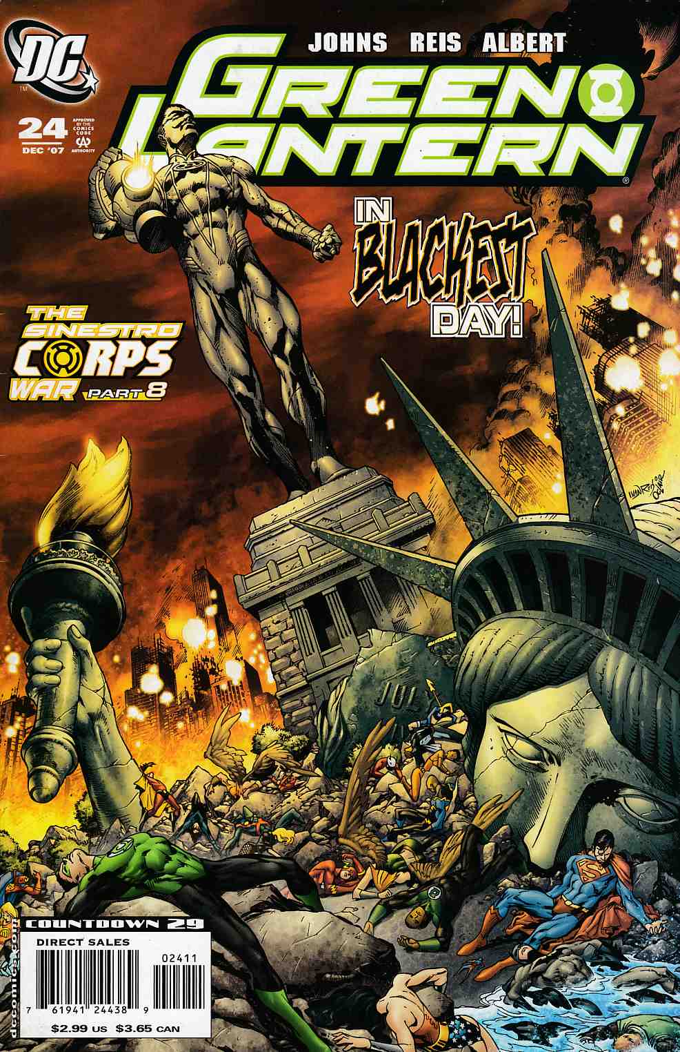 Green Lantern #24 Very Fine Minus (7.5) [DC Comic] THUMBNAIL