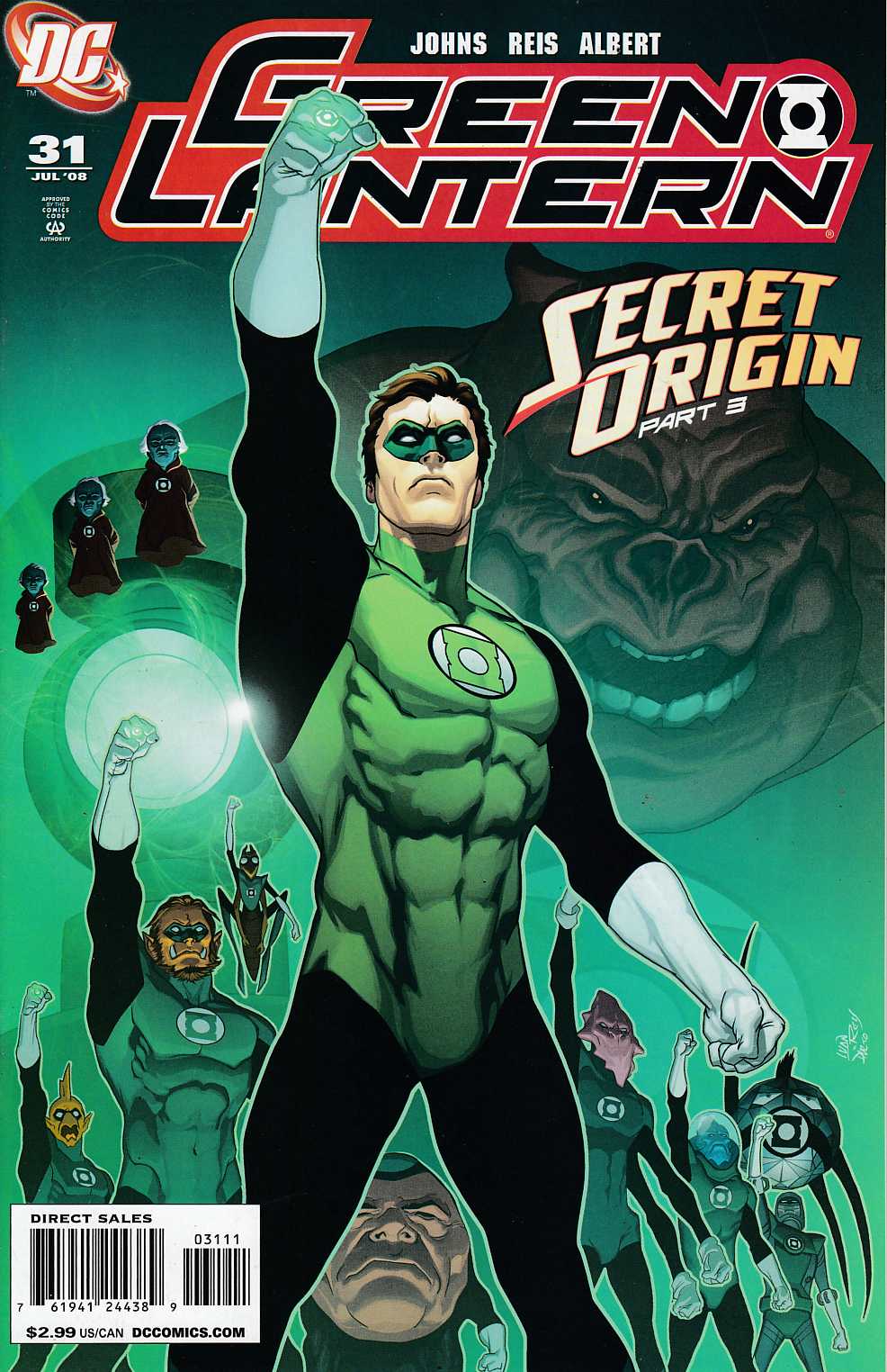 Green Lantern #31 Near Mint (9.4) [DC Comic]