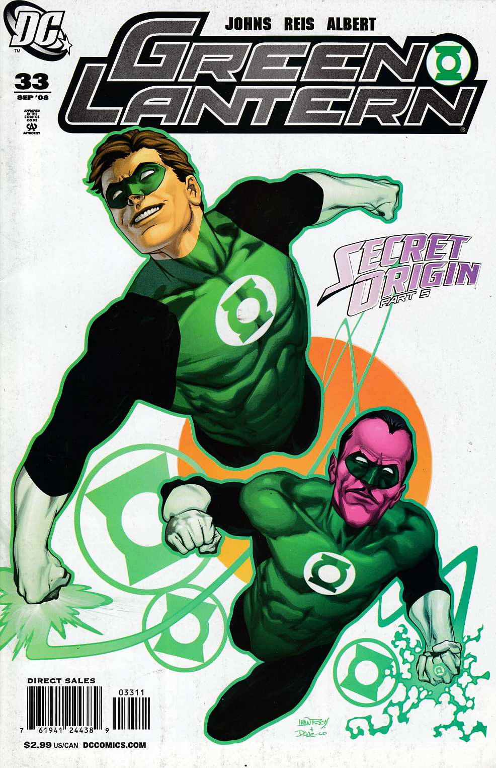 Green Lantern #33 Very Fine (8.0) [DC Comic] LARGE