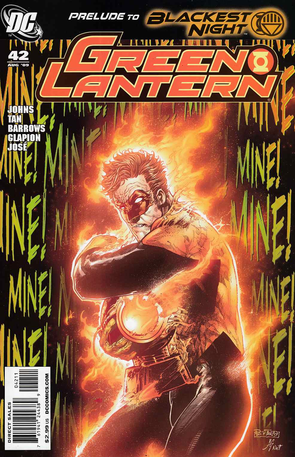 Green Lantern #42 Near Mint (9.4) [DC Comic]