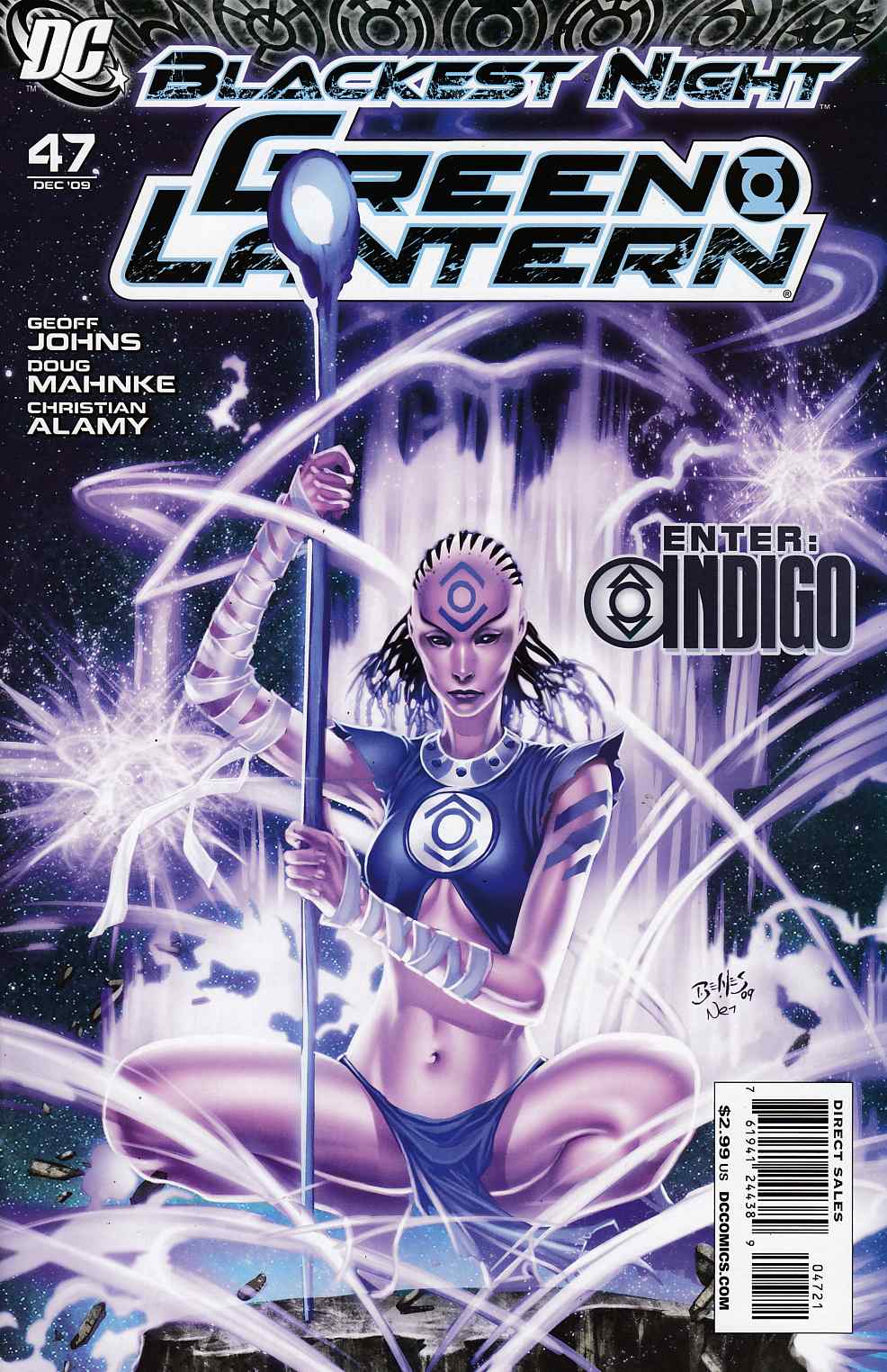 Green Lantern #47 Benes Variant Cover Near Mint Minus (9.2) [DC Comic]