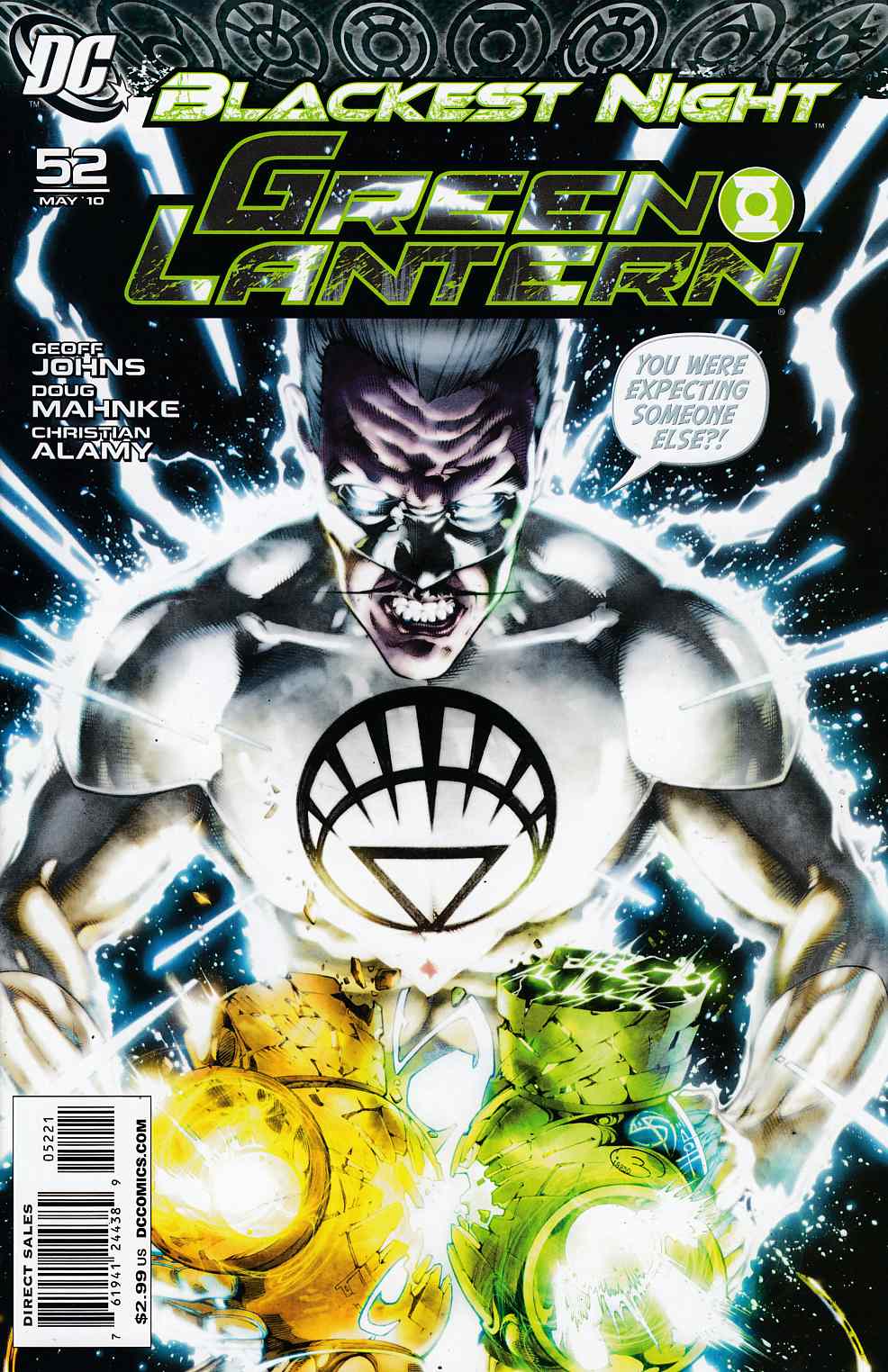Green Lantern #52 Davis Variant Cover Near Mint (9.4) [DC Comic] LARGE