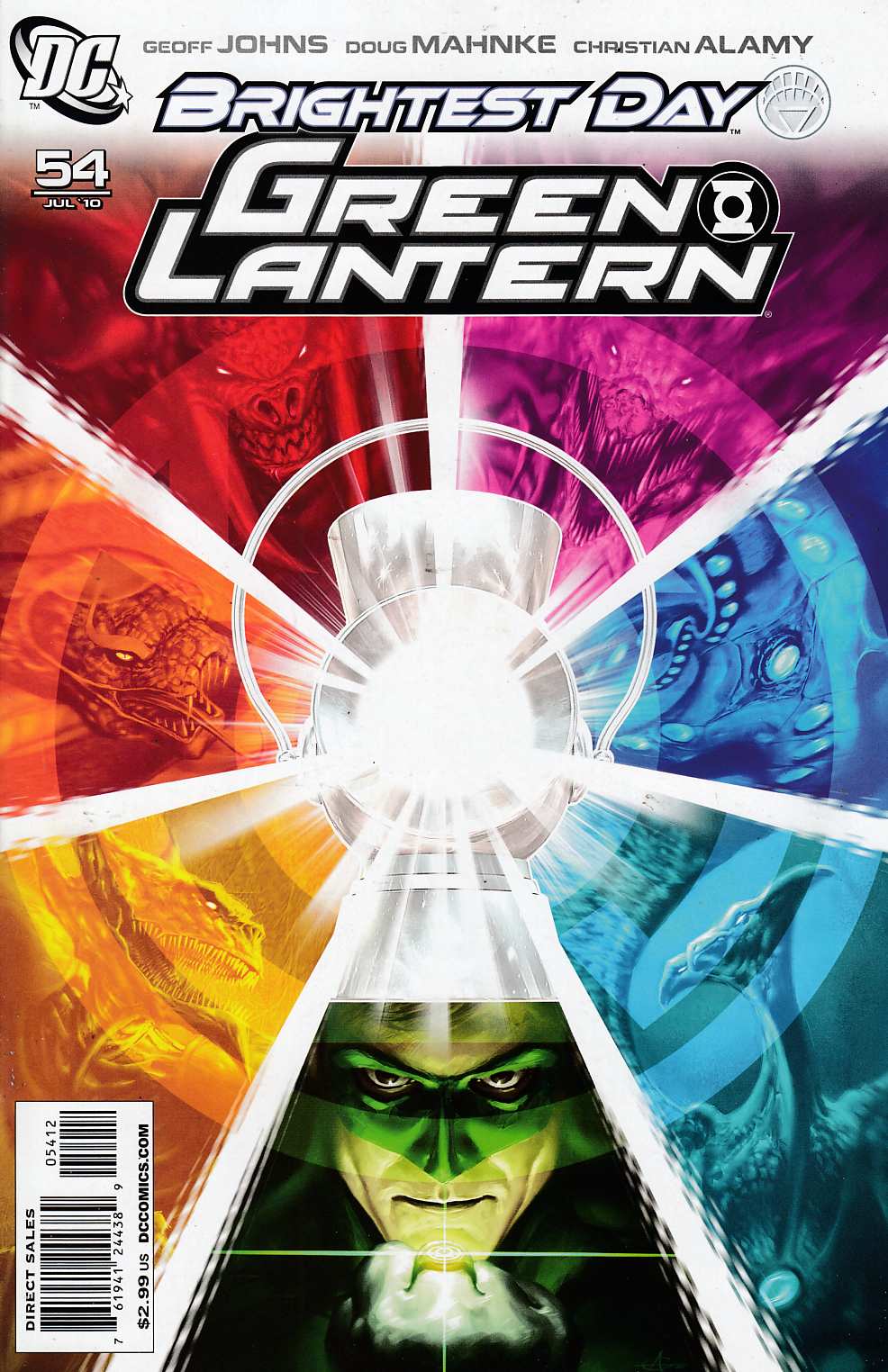 Green Lantern #54 Garner Variant Cover Near Mint (9.4) [DC Comic]