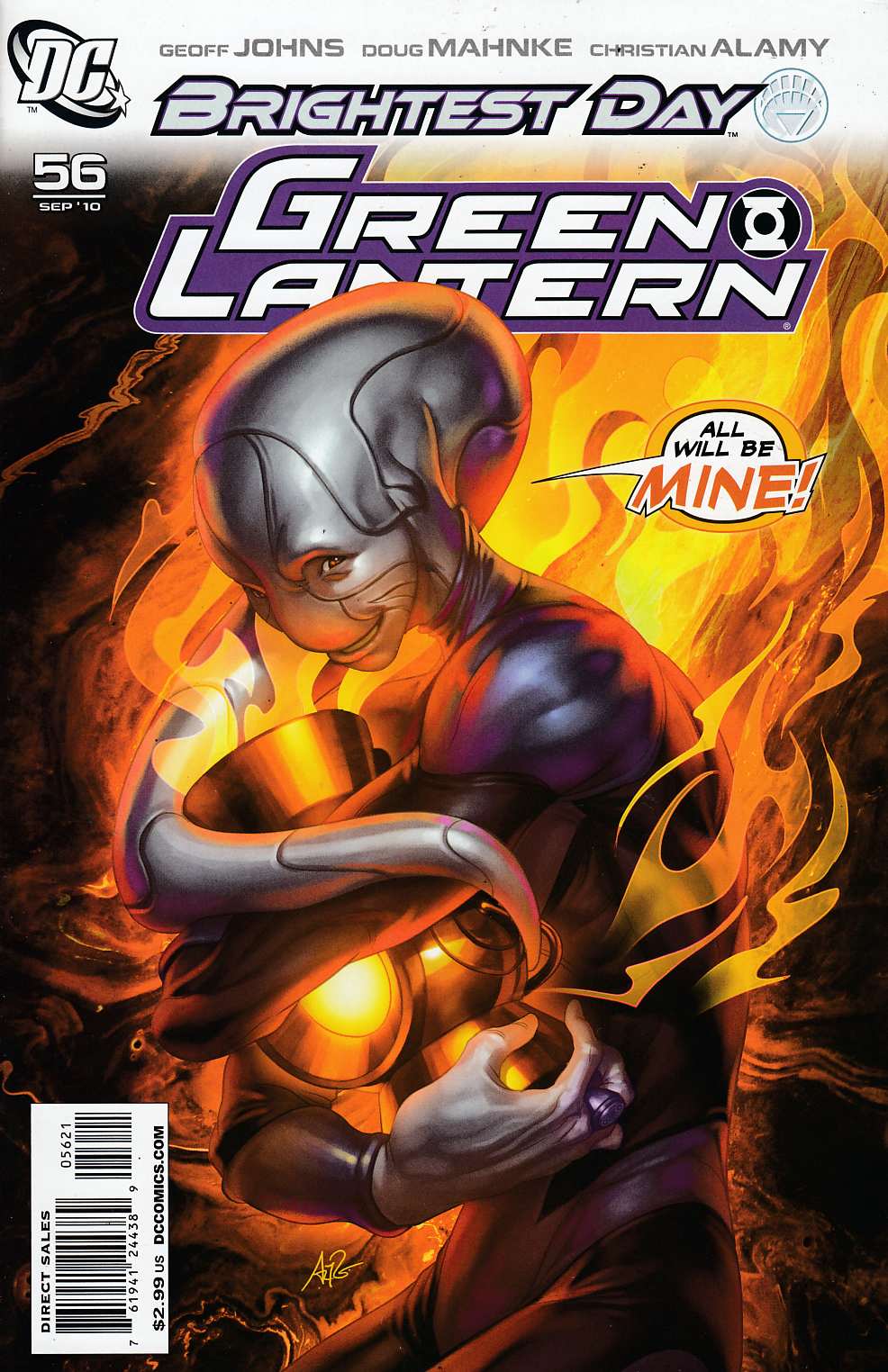 Green Lantern #56 Lau Variant Cover Very Fine (8.0) [DC Comic] LARGE