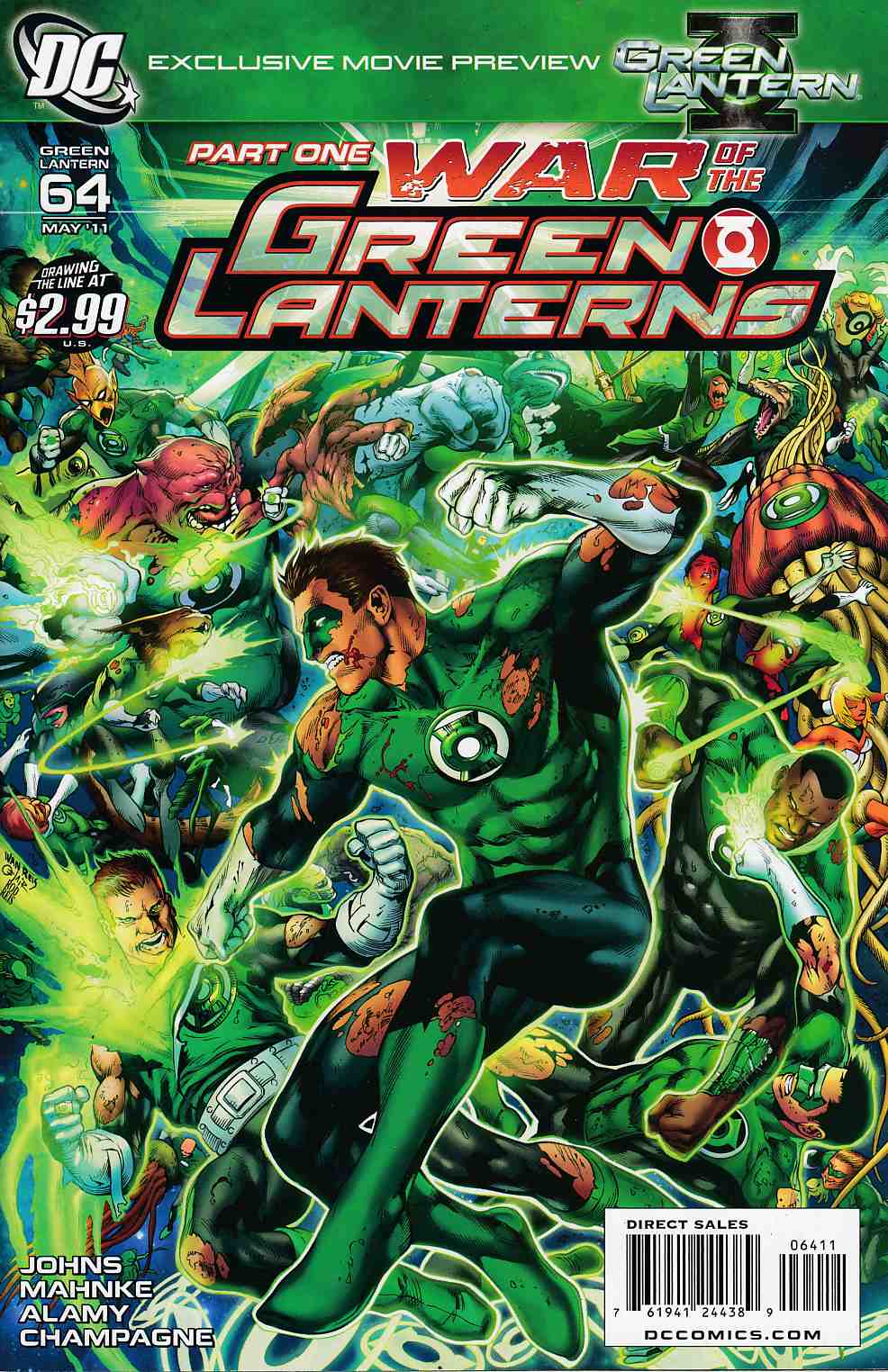 Green Lantern #64 Near Mint (9.4) [DC Comic]