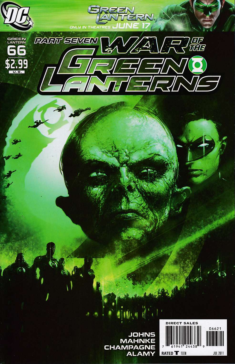 Green Lantern #66 Crain Variant Cover Near Mint (9.4) [DC Comic] THUMBNAIL