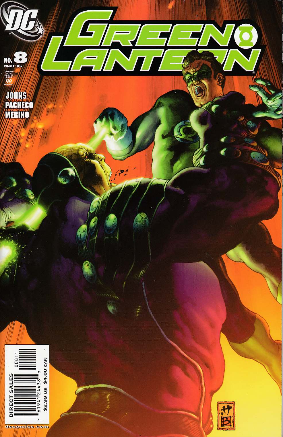 Green Lantern #8 Near Mint (9.4) [DC Comic]