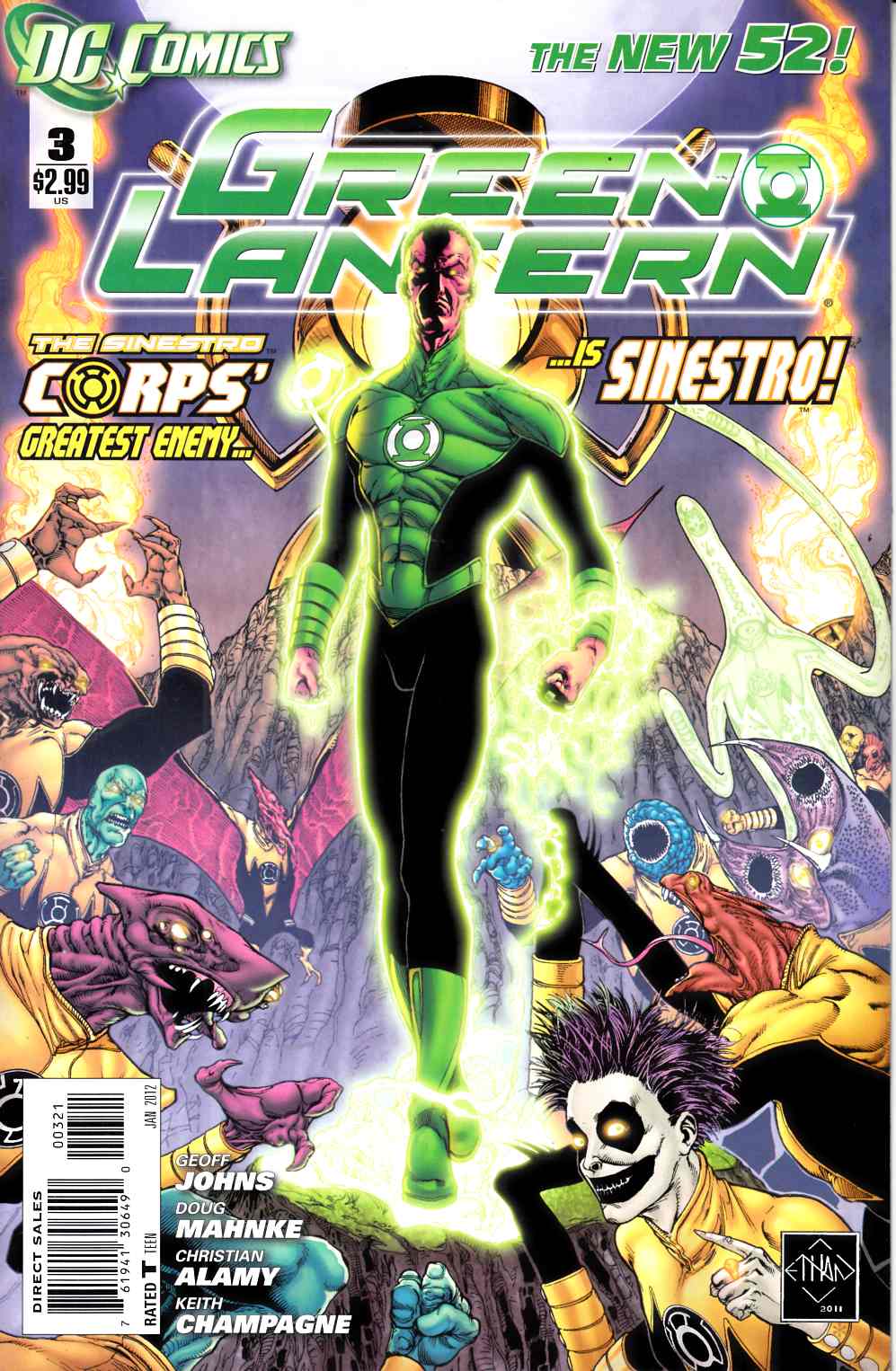 Green Lantern #3 Van Sciver Variant Cover Near Mint (9.4) [DC Comic]