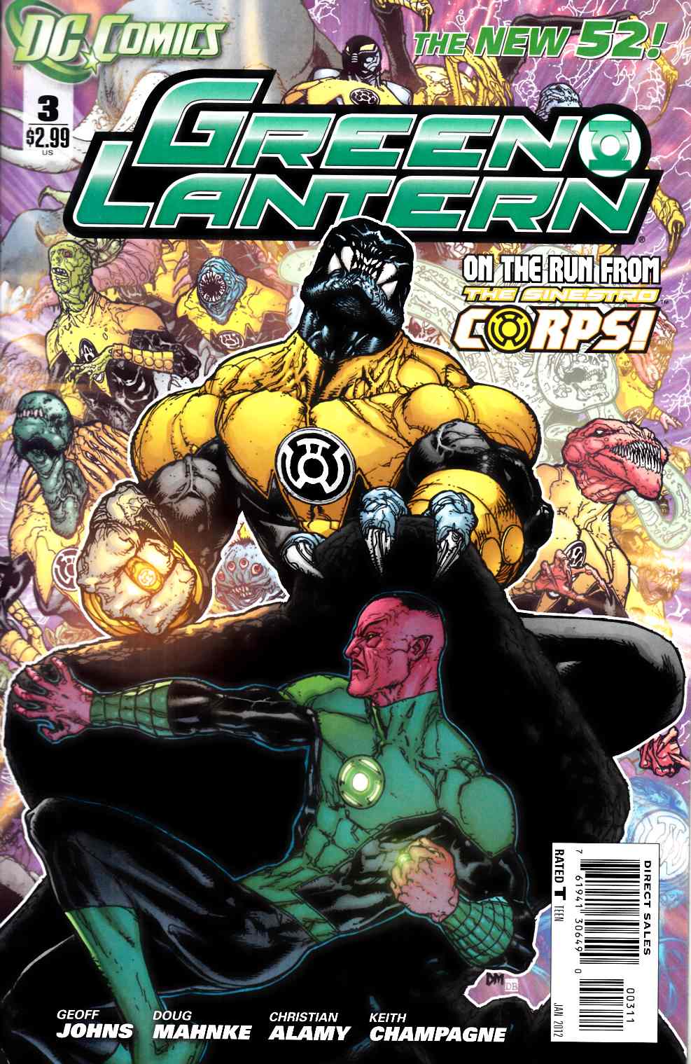 Green Lantern #3 Near Mint (9.4) [DC Comic] LARGE