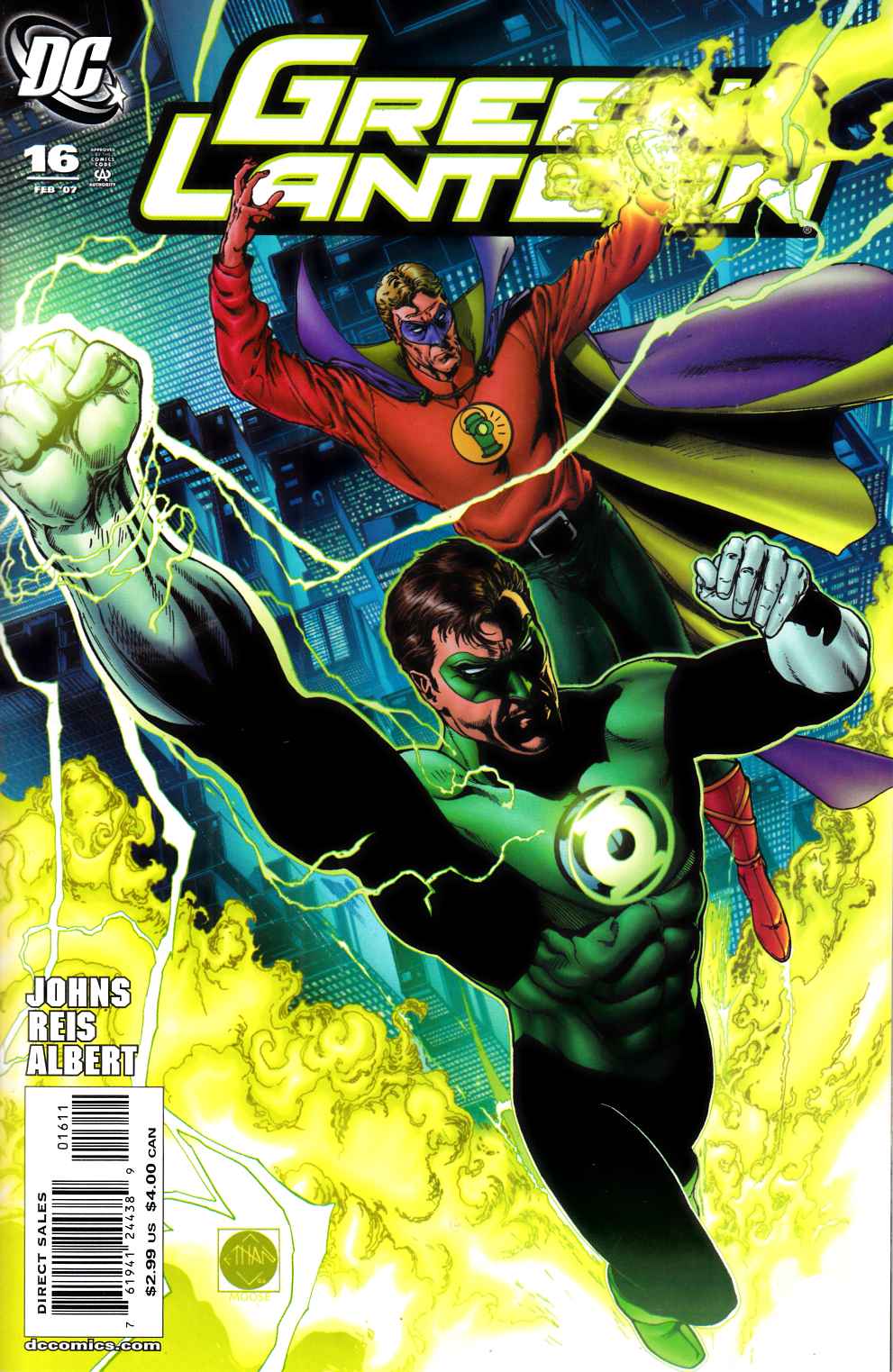 Green Lantern #16 Near Mint (9.4) [DC Comic] THUMBNAIL