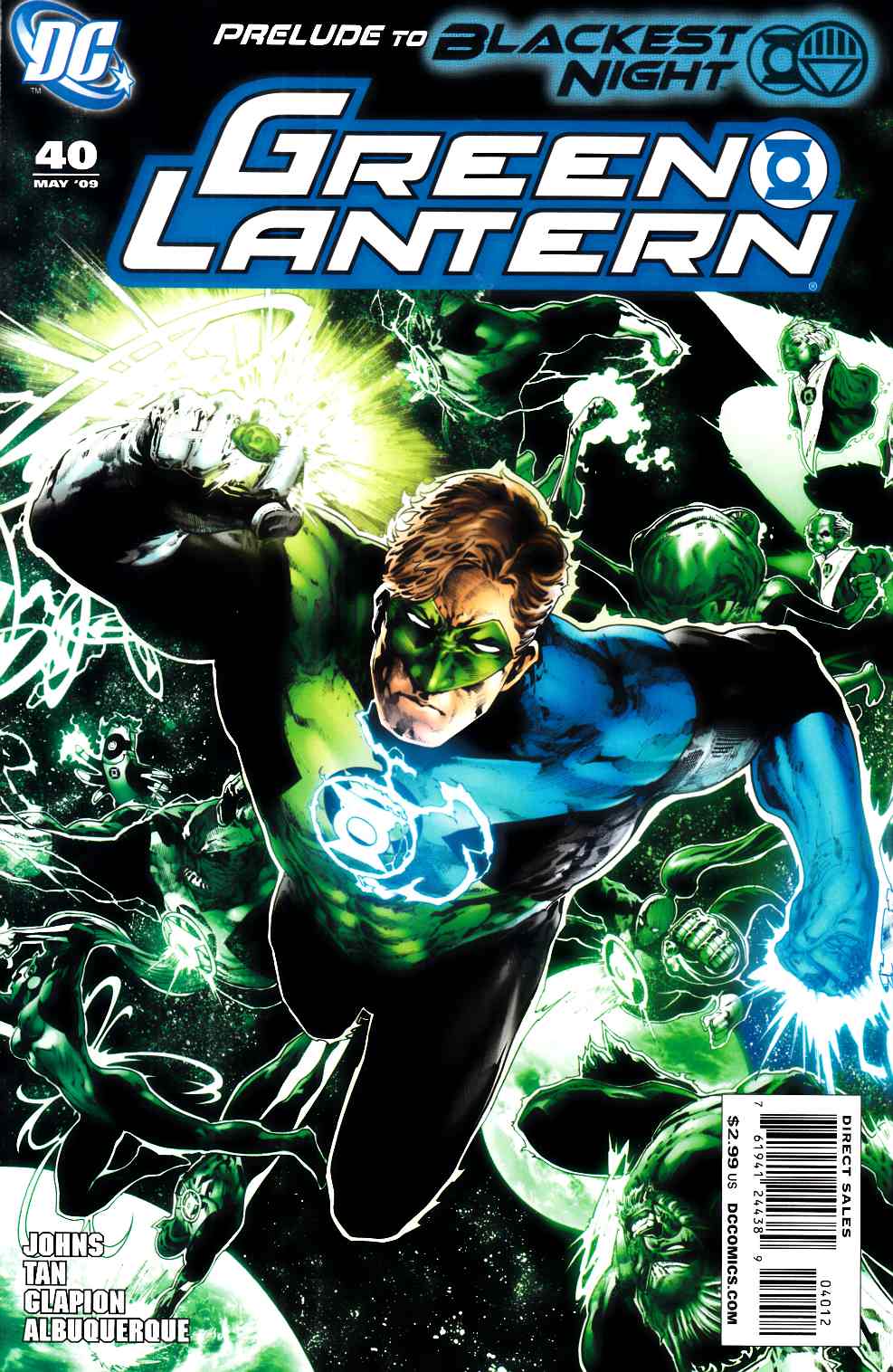 Green Lantern #40 Second Printing Near Mint (9.4) [DC Comic] THUMBNAIL