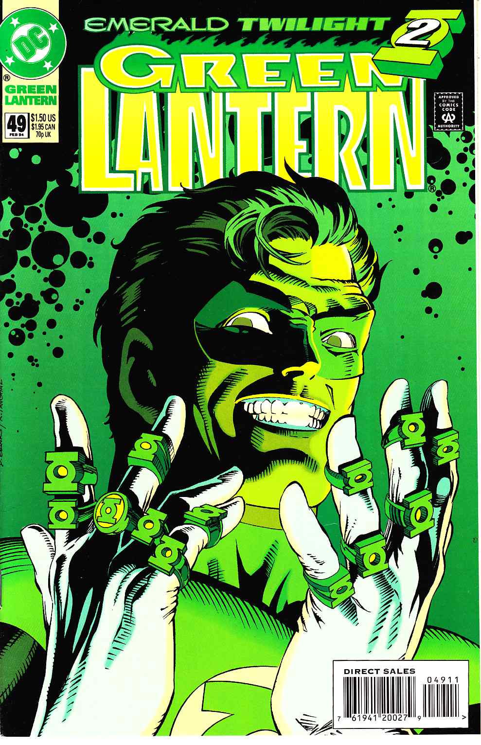 Green Lantern #49 Near Mint (9.4) [DC Comic]