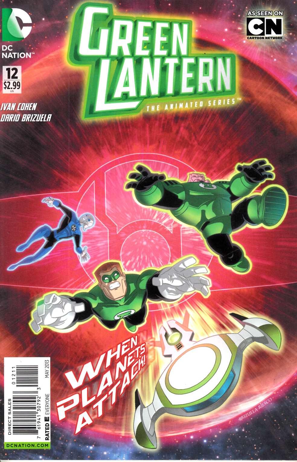 Green Lantern the Animated Series #12 Very Fine (8.0) [DC Comic] LARGE