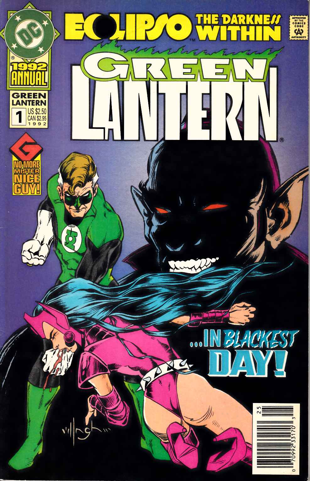 Green Lantern Annual #1 Newsstand Edition Very Fine (8.0) [DC Comic] LARGE