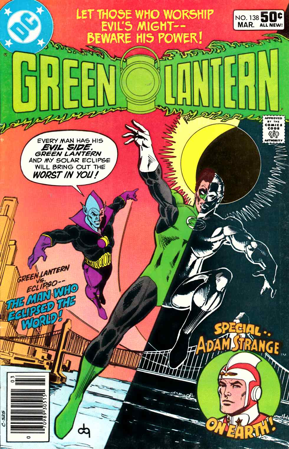 Green Lantern #138 Newsstand Edition Fine (6.0) [DC Comic] LARGE