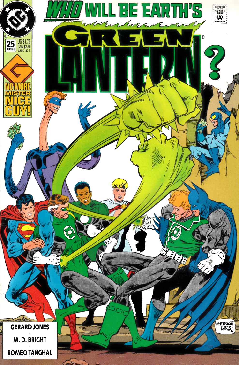 Green Lantern #25 Very Fine Minus (7.5) [DC Comic]