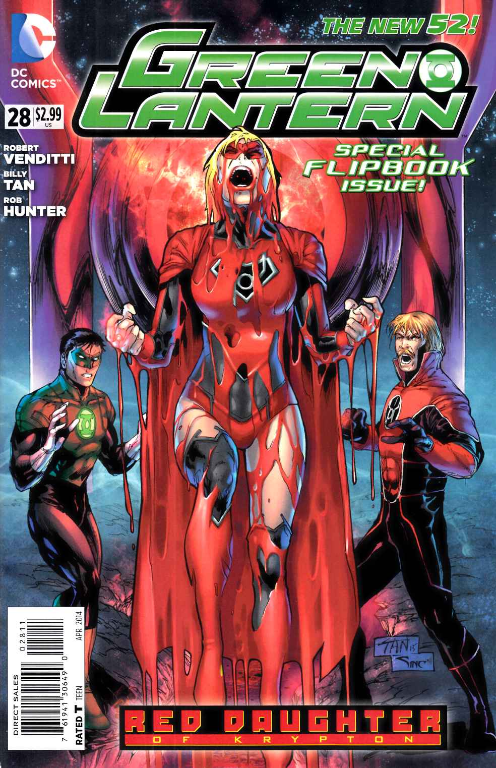 Green Lantern Red Lanterns #28 Near Mint (9.4) [DC Comic] THUMBNAIL