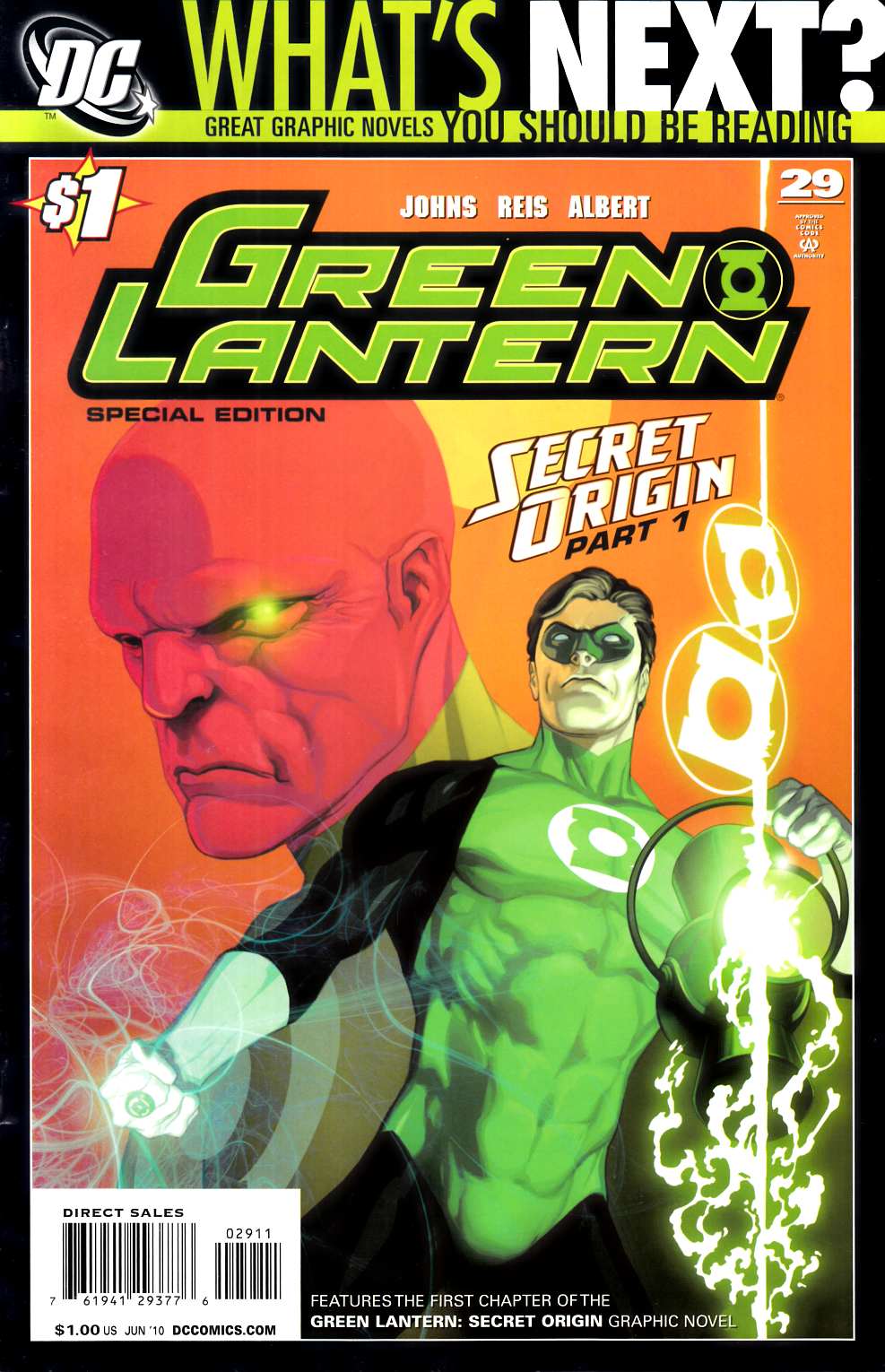 Green Lantern #29 What's Next Edition Very Fine (8.0) [DC Comic] THUMBNAIL