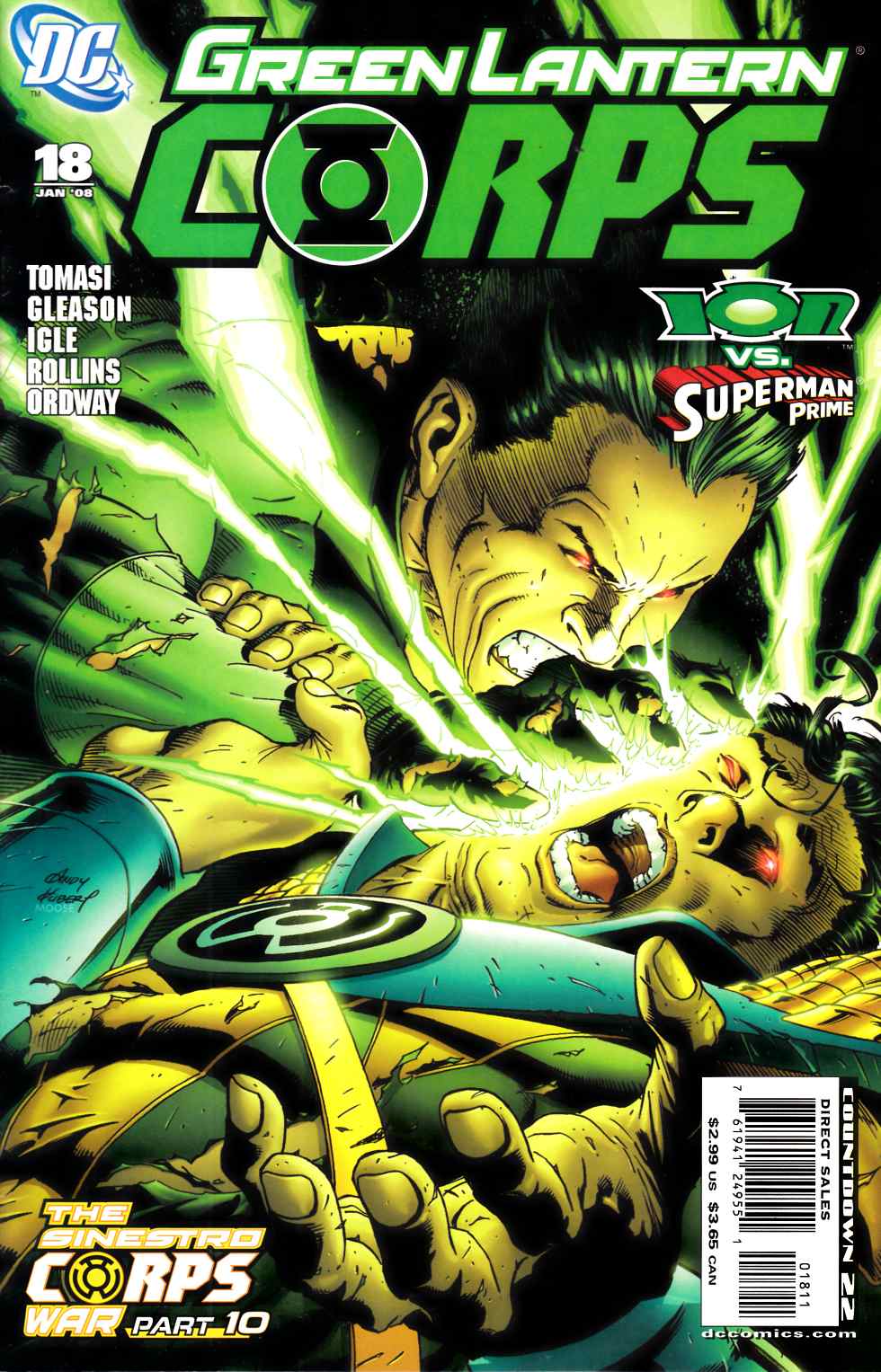 Green Lantern Corps #18 Near Mint (9.4) [DC Comic] THUMBNAIL