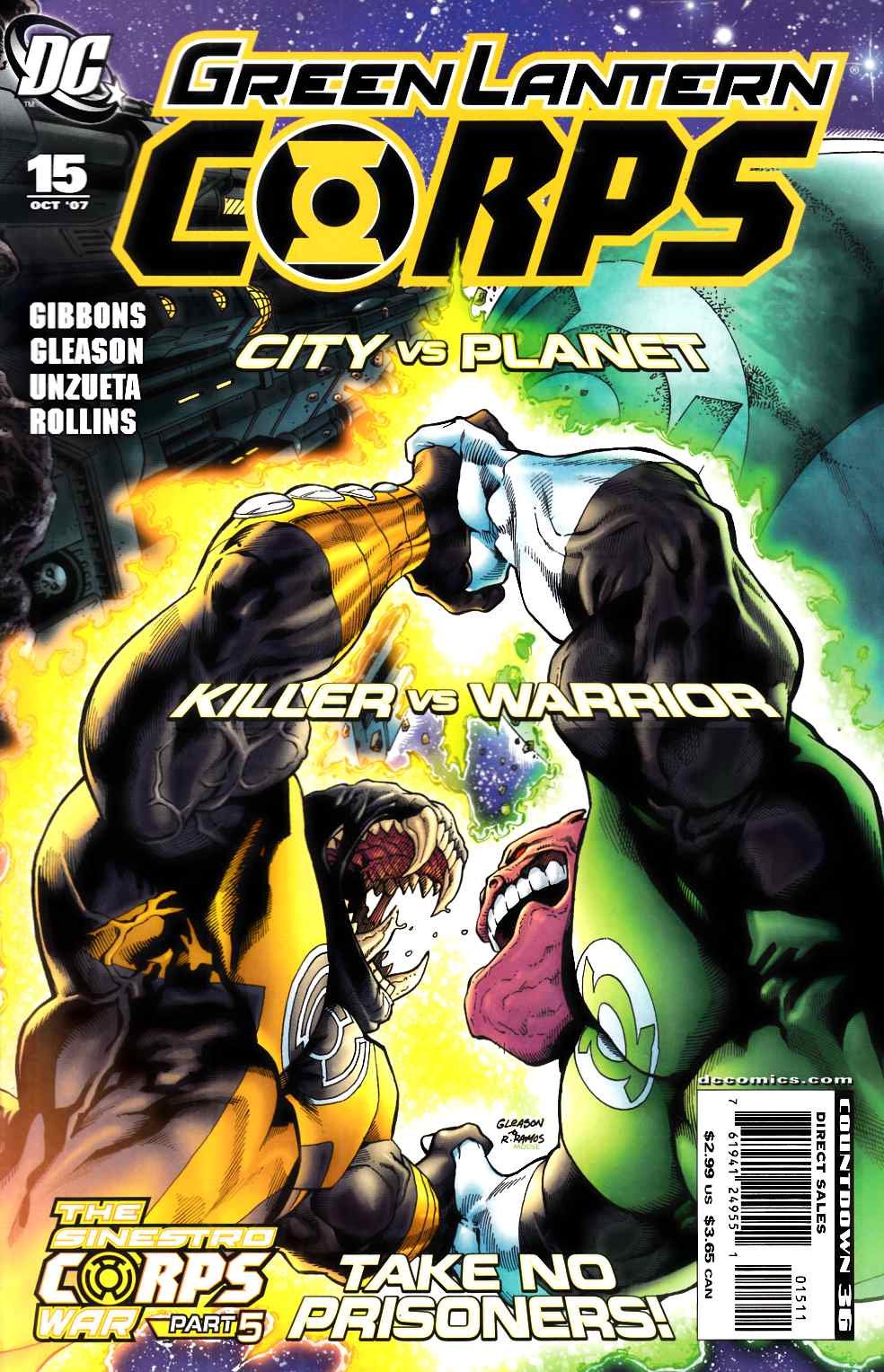 Green Lantern Corps #15 Very Fine (8.0) [DC Comic] THUMBNAIL