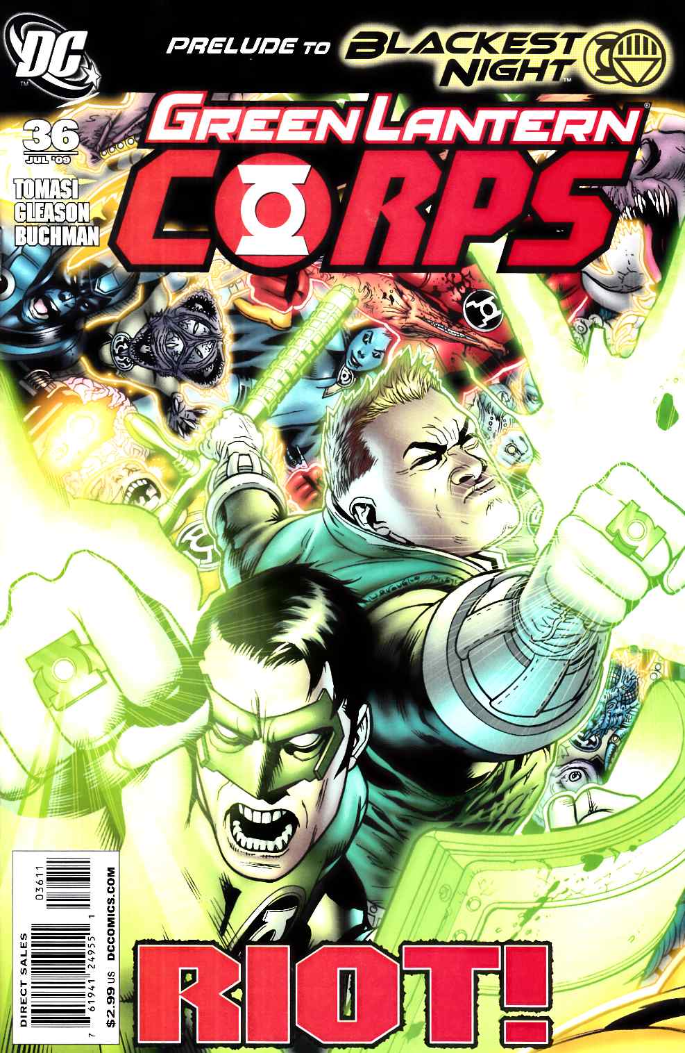 Green Lantern Corps #36 Near Mint (9.4) [DC Comic] LARGE