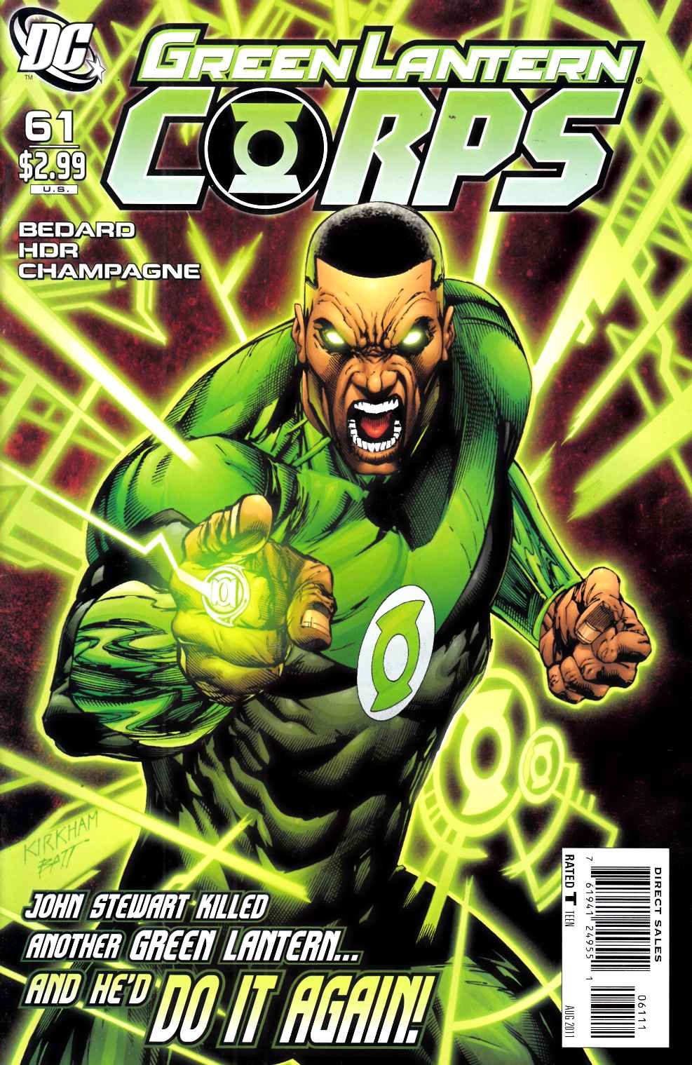 Green Lantern Corps #61 Near Mint (9.4) [DC Comic] LARGE