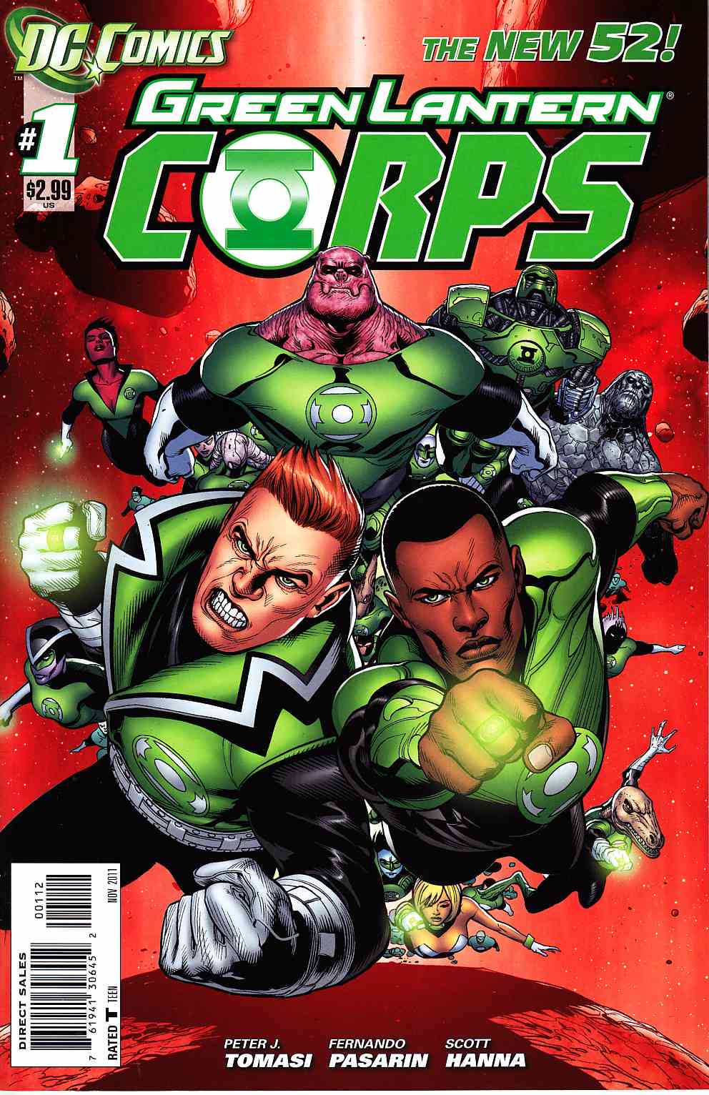 Green Lantern Corps #1 Second Printing [DC Comic] LARGE