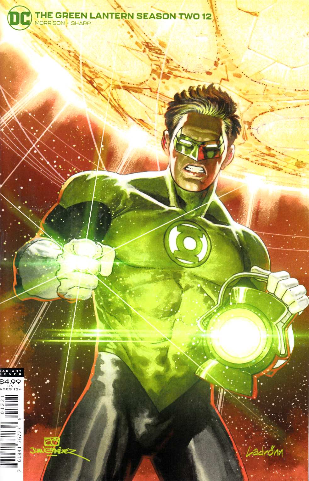 Green Lantern Season Two #12 Ladronn  Variant Cover Near Mint (9.4) [DC Comic] LARGE