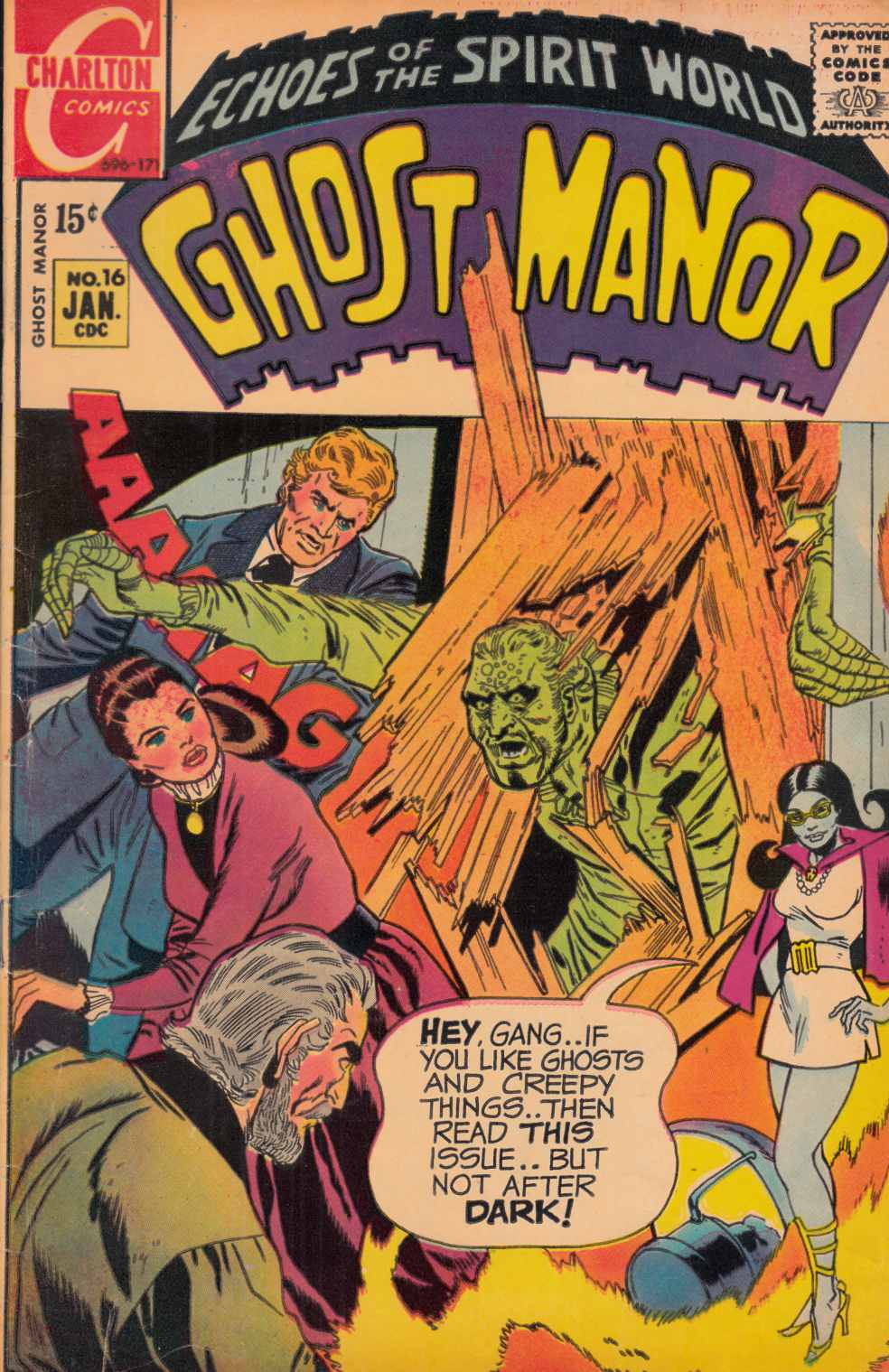 Ghost Manor #16 Fine Plus (6.5) [Charlton Comic] LARGE