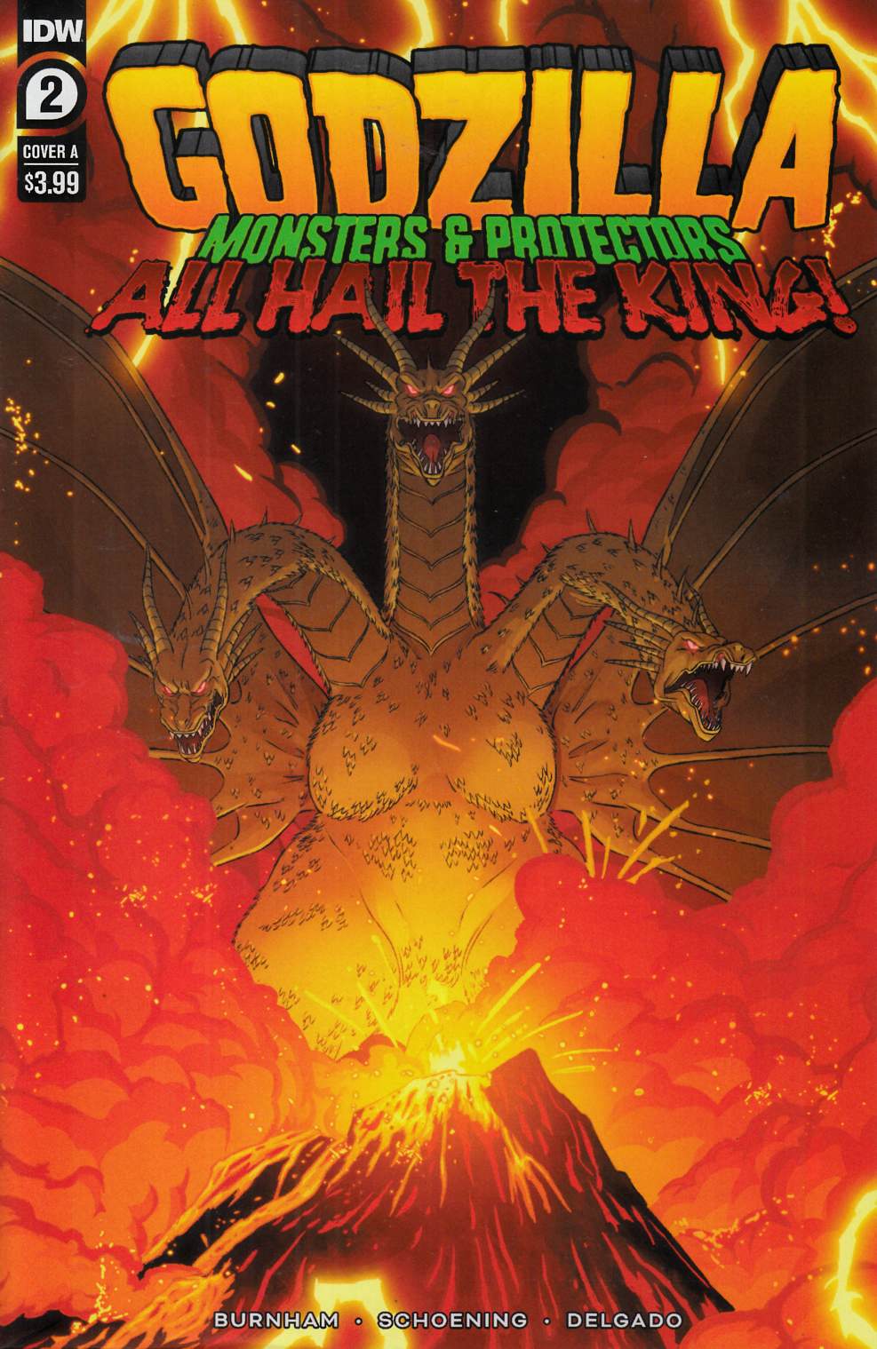 Godzilla Monsters & Protectors All Hail the King #2 Near Mint (9.4) [IDW Comic] LARGE