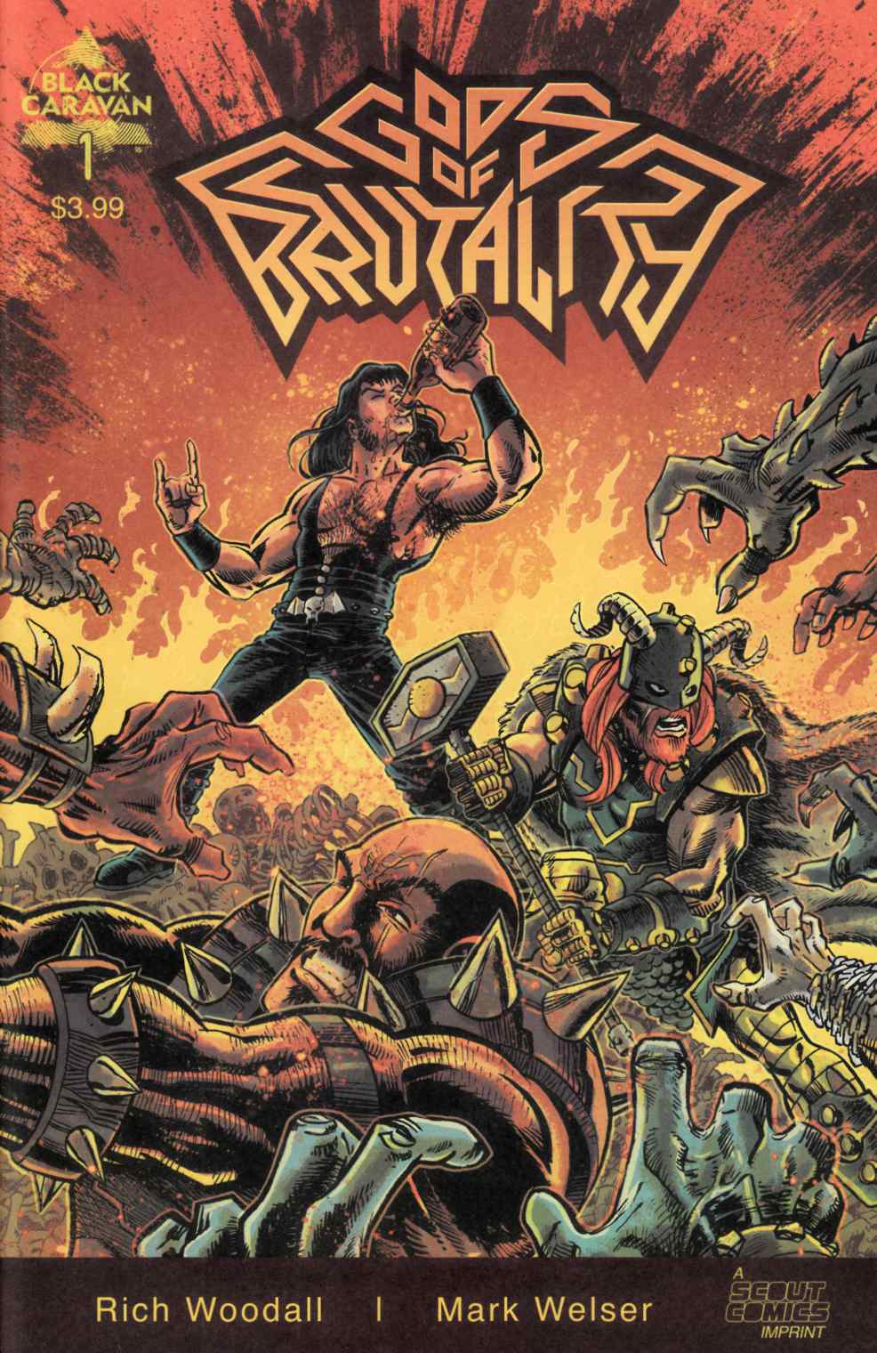 Gods of Brutality #1 Near Mint (9.4) [Scout Comic] LARGE