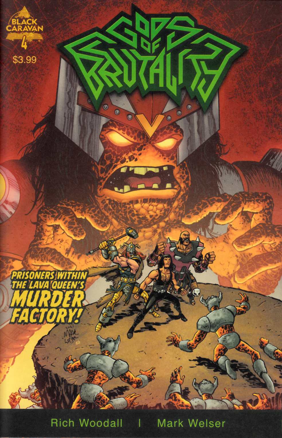 Gods of Brutality #4 Near Mint (9.4) [Scout Comic] LARGE