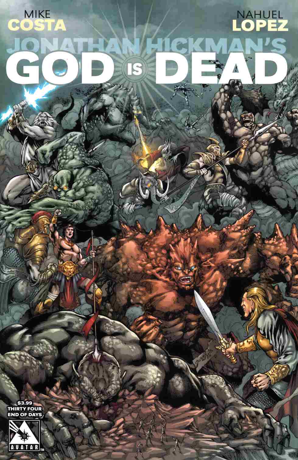 God Is Dead #34 End Of Days Cover [Avatar Comic] LARGE