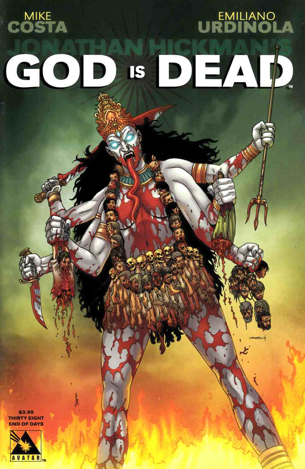God Is Dead #38 End of Days Cover [Avatar Comic] LARGE