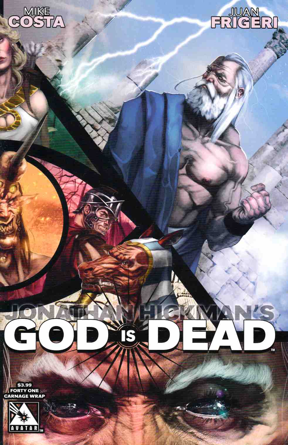 God Is Dead #41 Carnage Wrap Cover [Avatar Comic] LARGE
