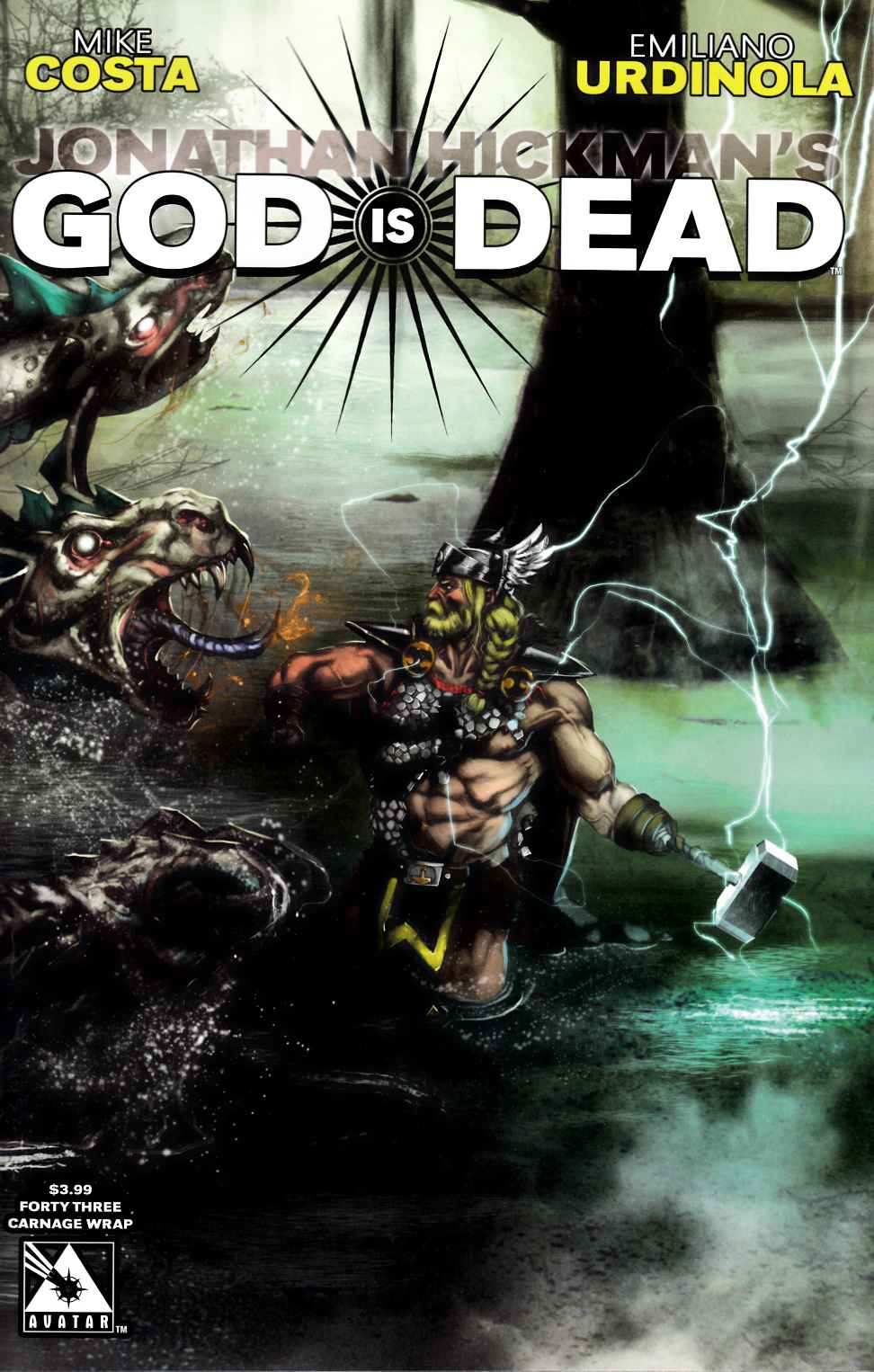 God is Dead #43 Carnage Wrap Cover [Avatar Comic] THUMBNAIL