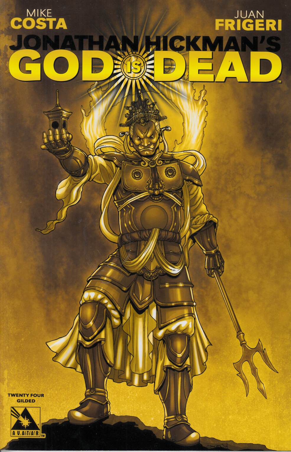 God Is Dead #24 Gilded Retailer Variant Cover [Avatar Comic] LARGE